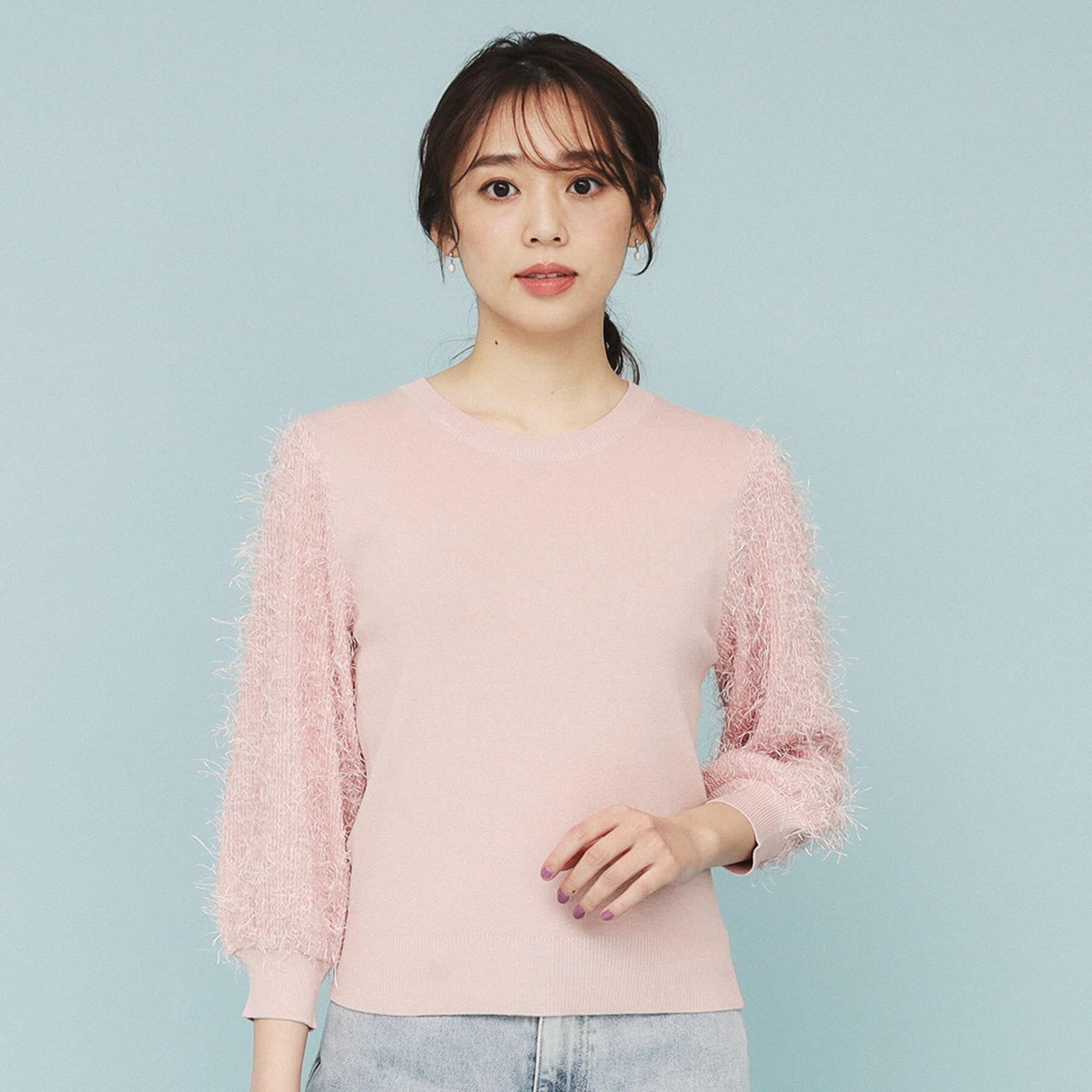 index「ドッキングシャギーニット【洗濯機洗い可】」|ニット・セーター|