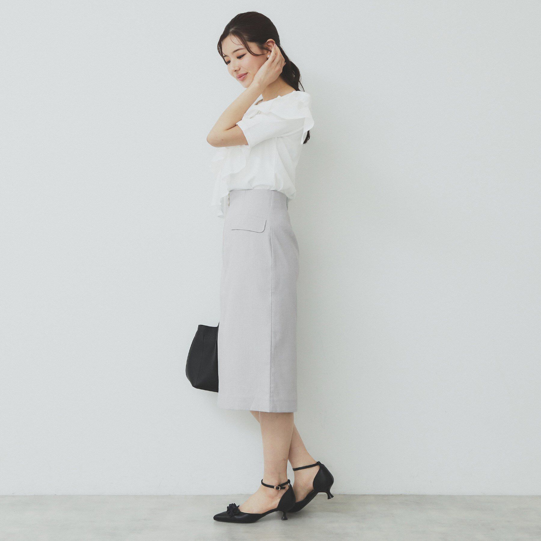 index「ジップタイトスカート【洗濯機洗い可/イージーアイロン】」|スカート|