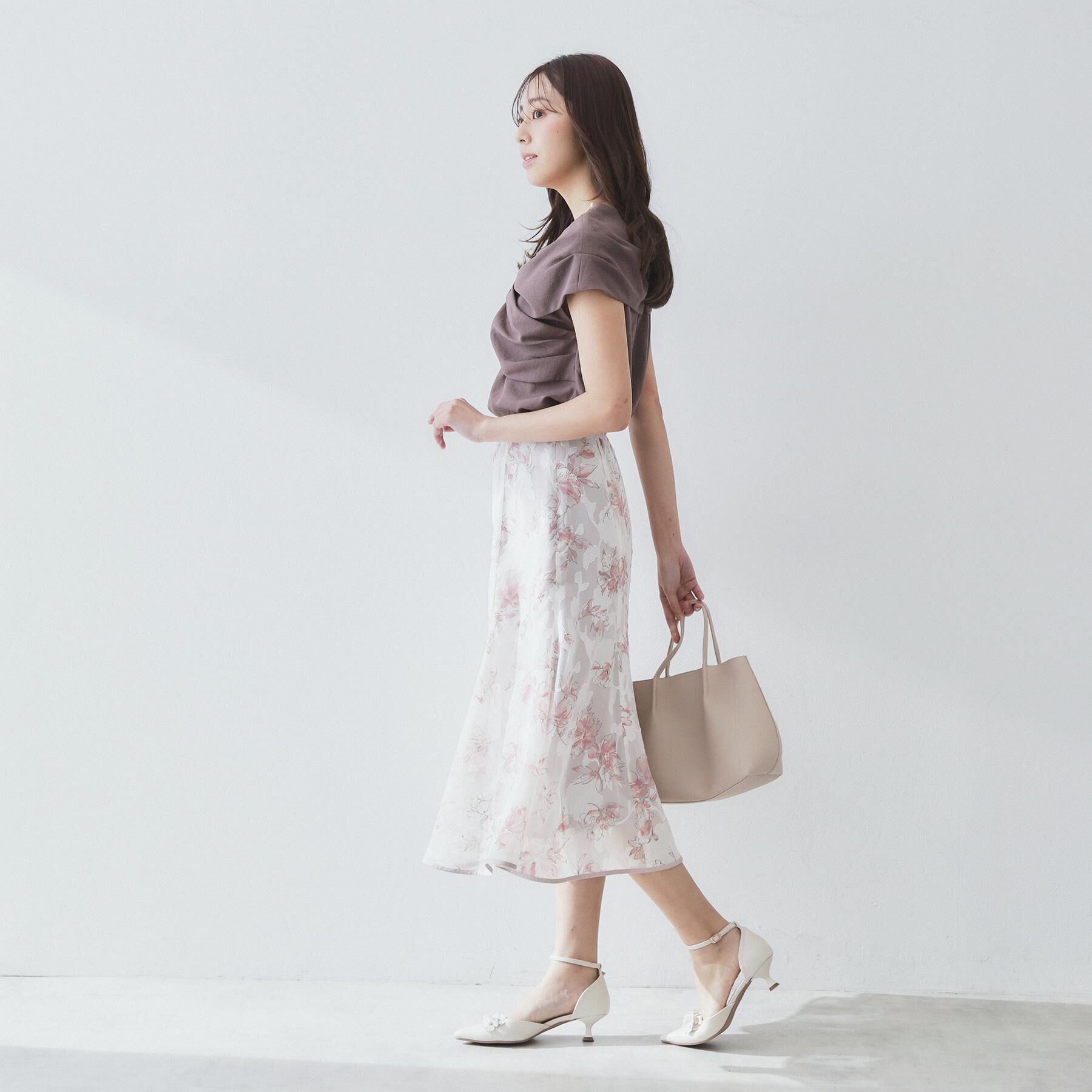 index「ビッグリボンショールブラウス【洗濯機洗い可/吸水速乾/防シワ/抗ピル/イージーアイロン】」|シャツ・ブラウス|