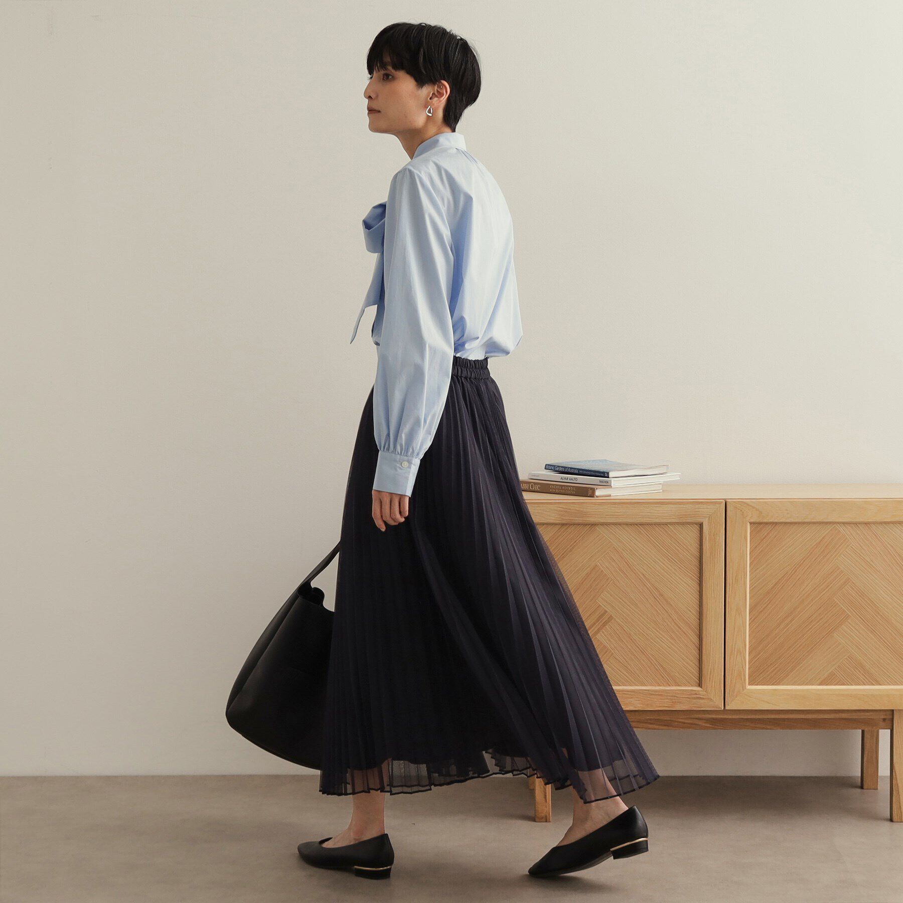 OPAQUE.CLIP「《STORY掲載》ボウタイシャツブラウス/通勤対応【洗濯機洗い可】」|シャツ・ブラウス|