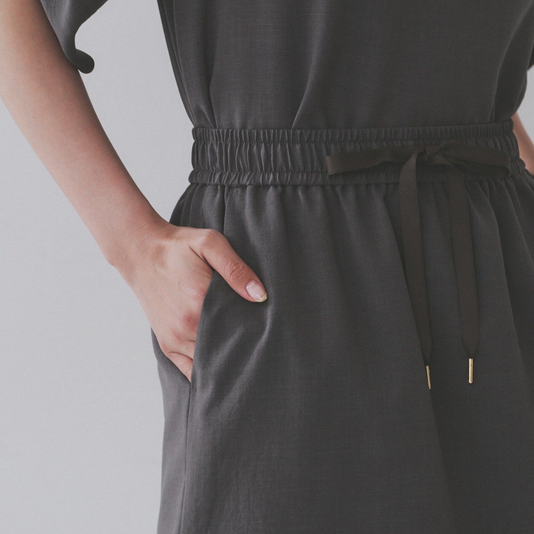 OPAQUE.CLIP「リネンライクイージースカート【洗濯機洗い可/吸水速乾/接触冷感】」|スカート|