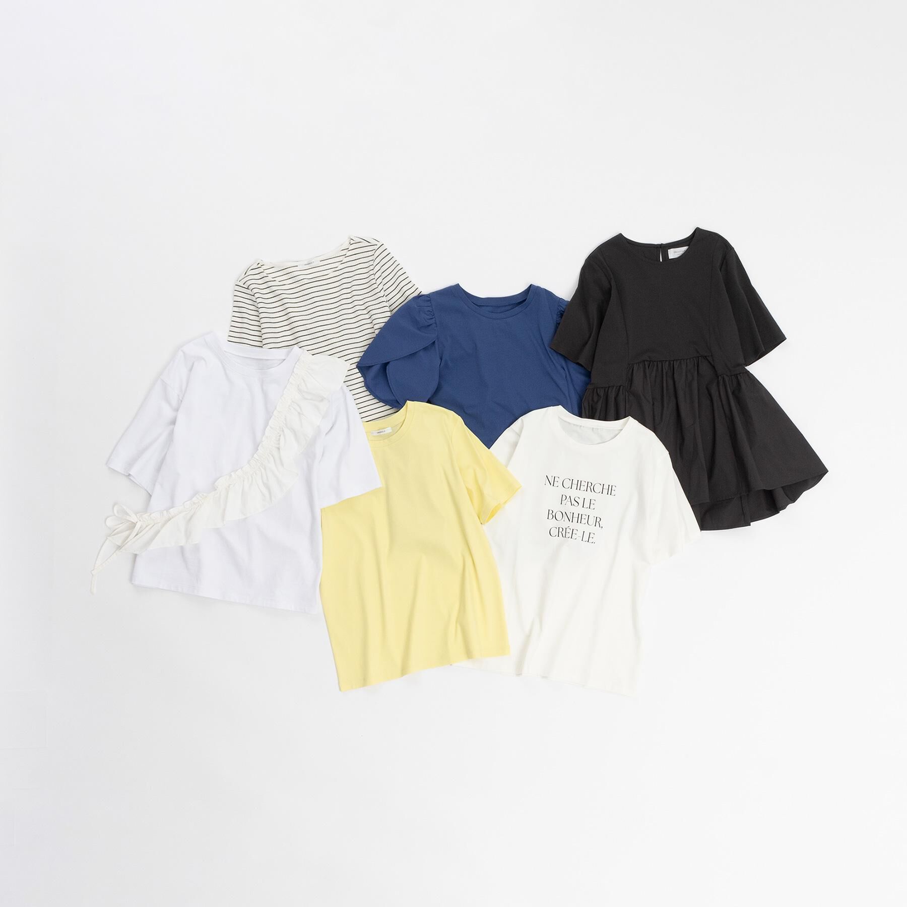 OPAQUE.CLIP「ボートネックリブカットソー【洗濯機洗い可】」|Tシャツ・カットソー|