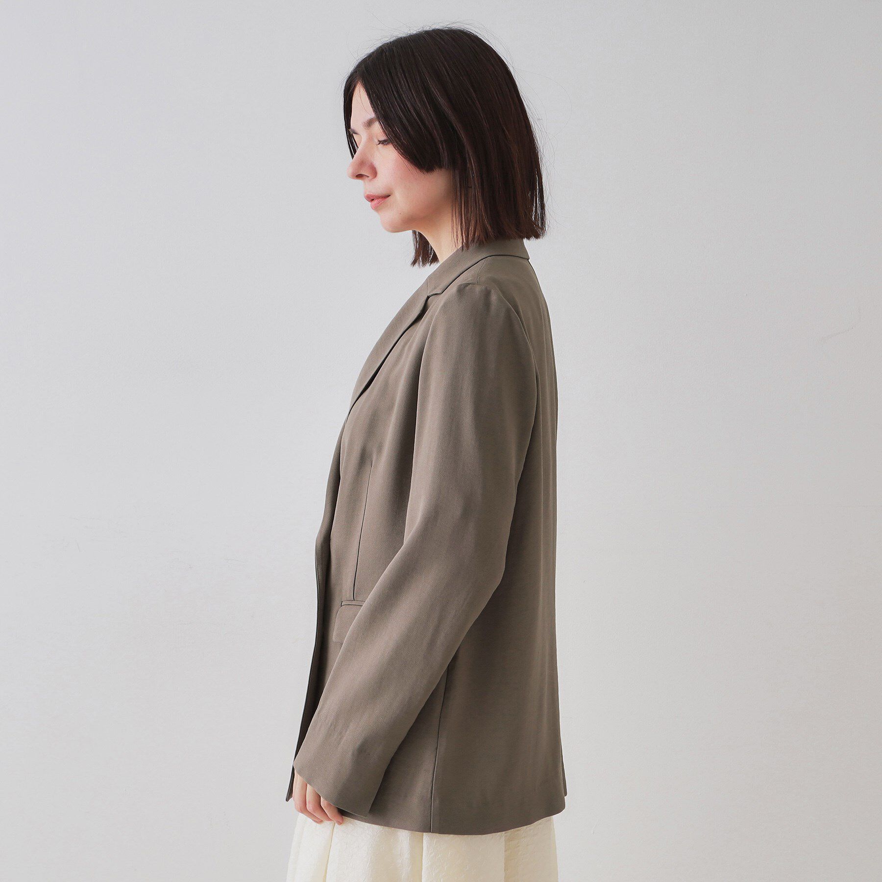 OPAQUE.CLIP「ダブルブレストジャケット【洗える】」|テーラードジャケット|