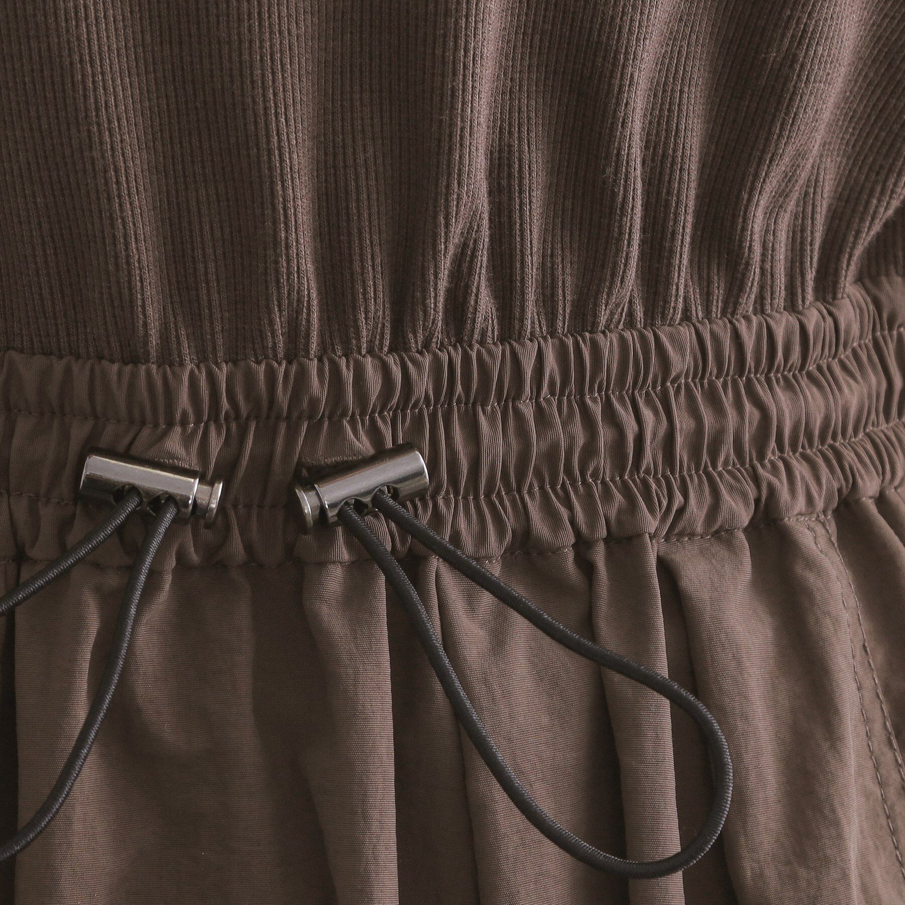 OPAQUE.CLIP「2WAYスピンドル使いドッキングワンピース【洗濯機洗い可】」|ワンピース|