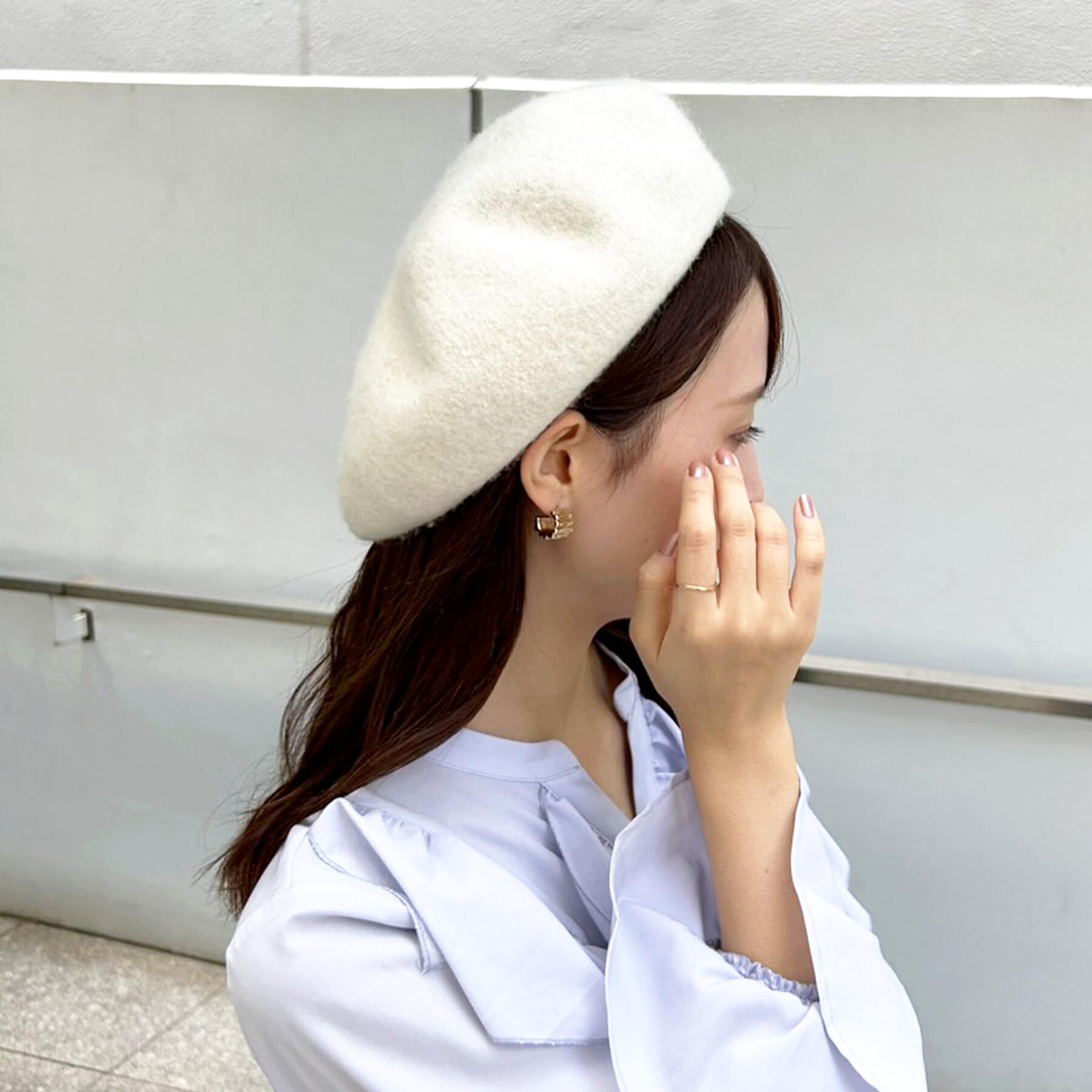 OPAQUE.CLIP「バスクベレー帽」|ハンチング・ベレー帽|