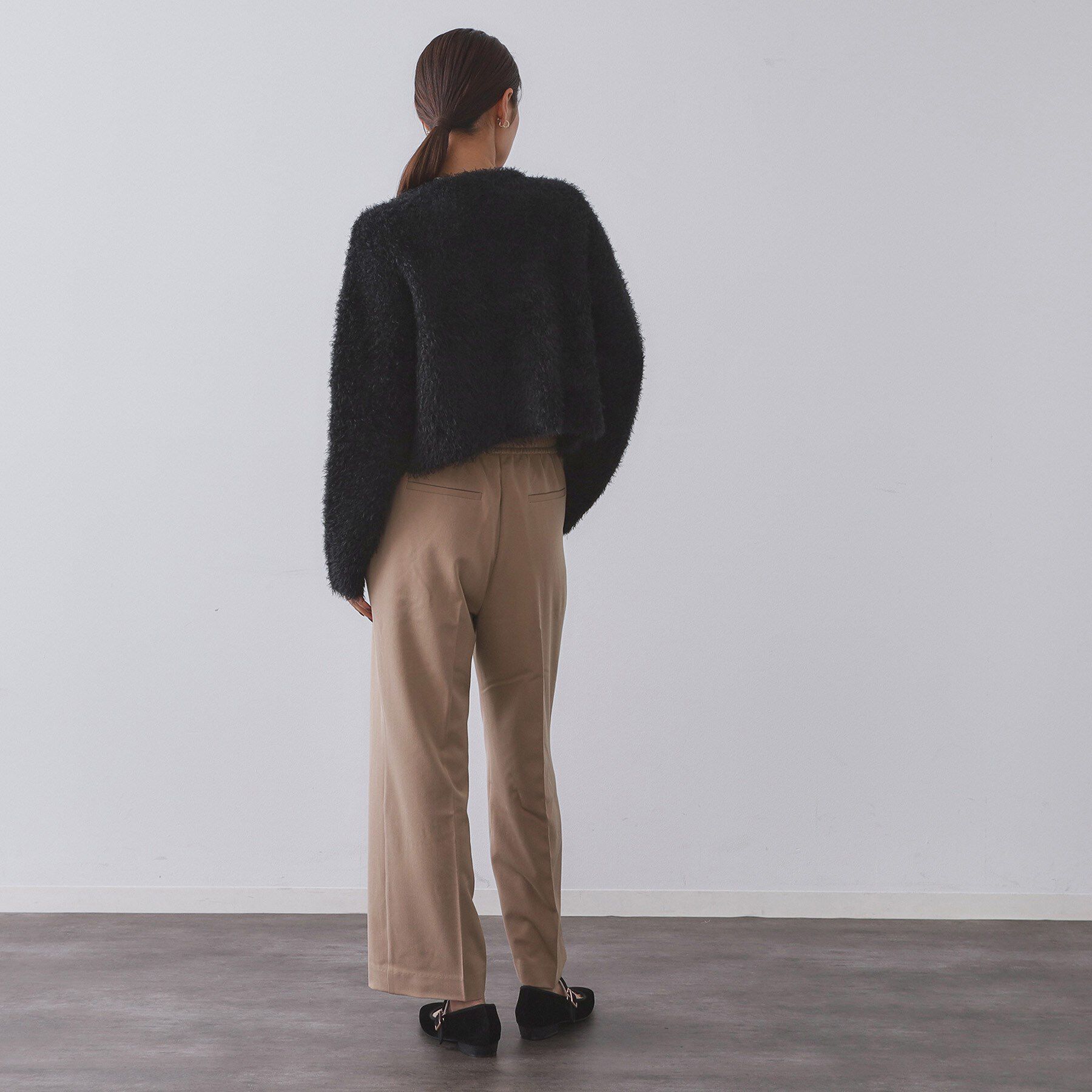 OPAQUE.CLIP「ウォームタッチ イージーワイドパンツ【洗濯機洗OK/ストレッチ】≪SS～LL≫」|その他|