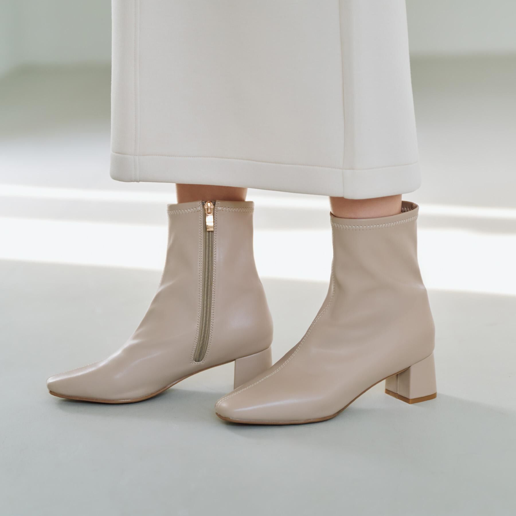 OPAQUE.CLIP「ベーシックショートブーツ【THEシリーズ/抗菌防臭加工】」|ショートブーツ|