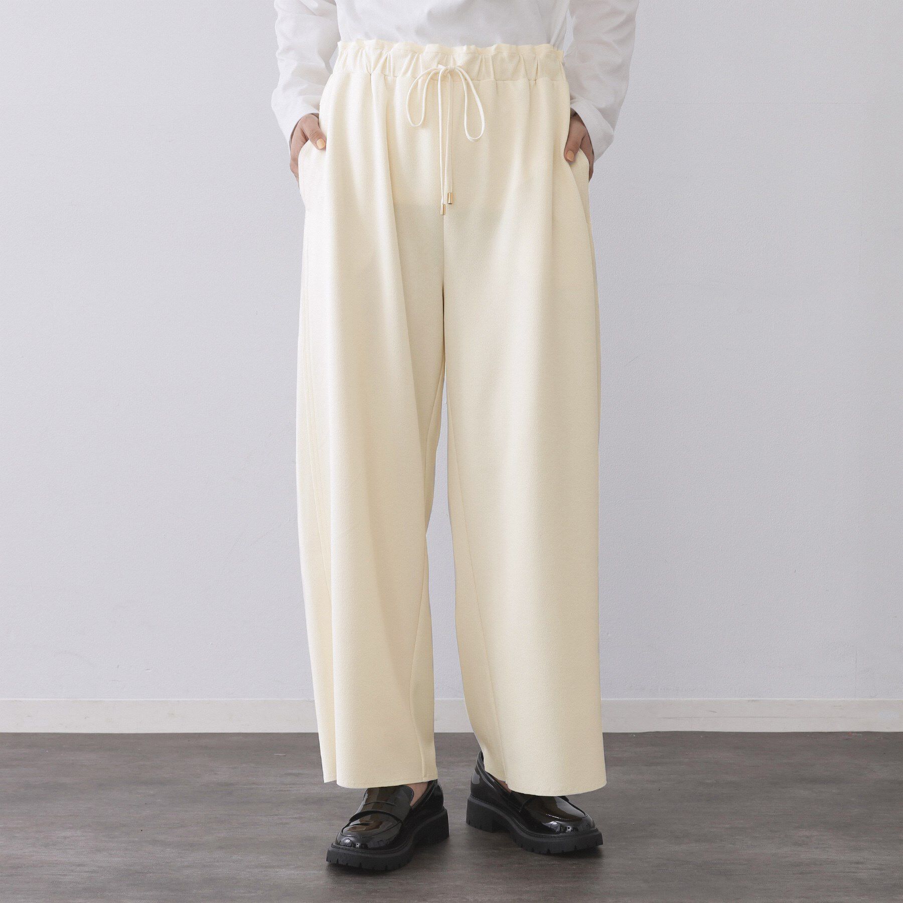 OPAQUE.CLIP「イージーワイドパンツ【洗濯機OK】」|その他|