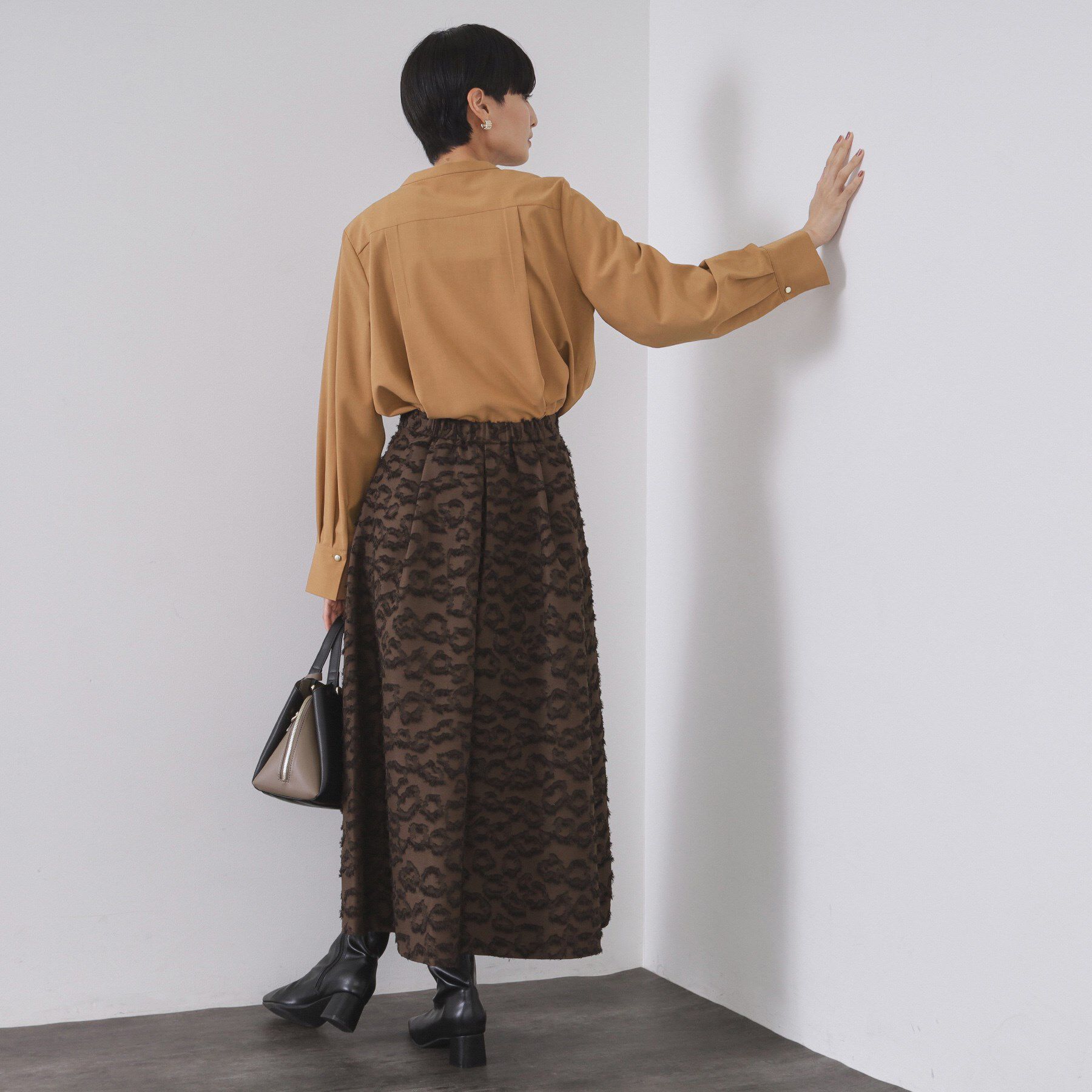 OPAQUE.CLIP「タックスキッパーブラウス【洗濯機OK】」|シャツ・ブラウス|