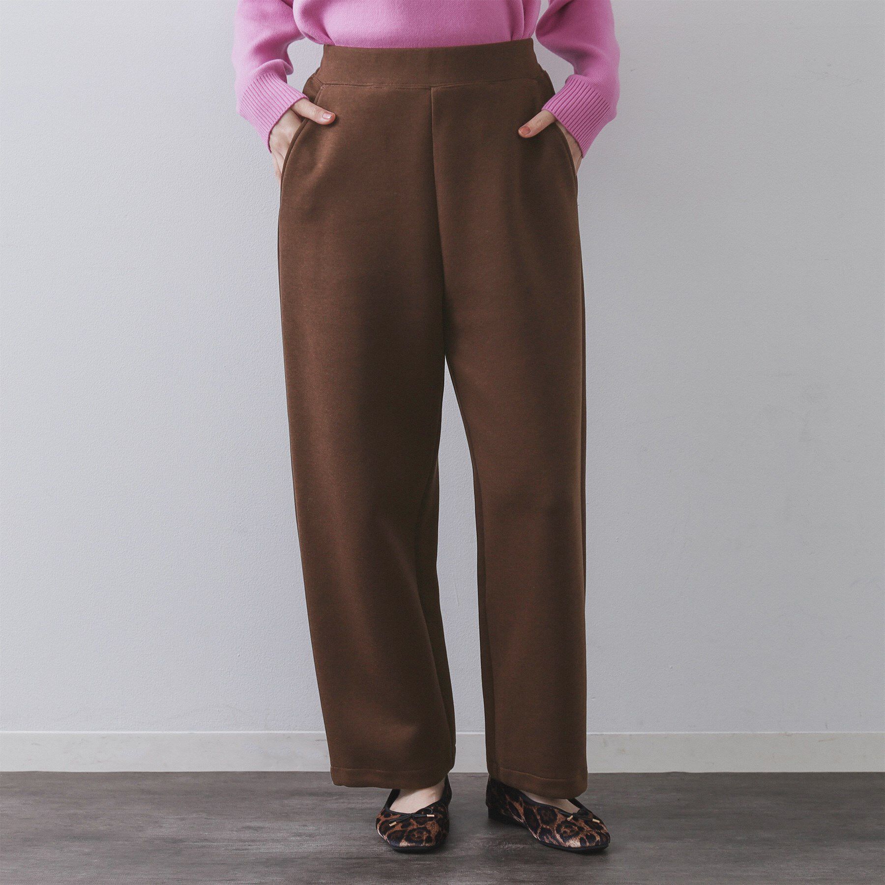 OPAQUE.CLIP「イージーカーブワイドパンツ【洗濯機OK】」|その他|