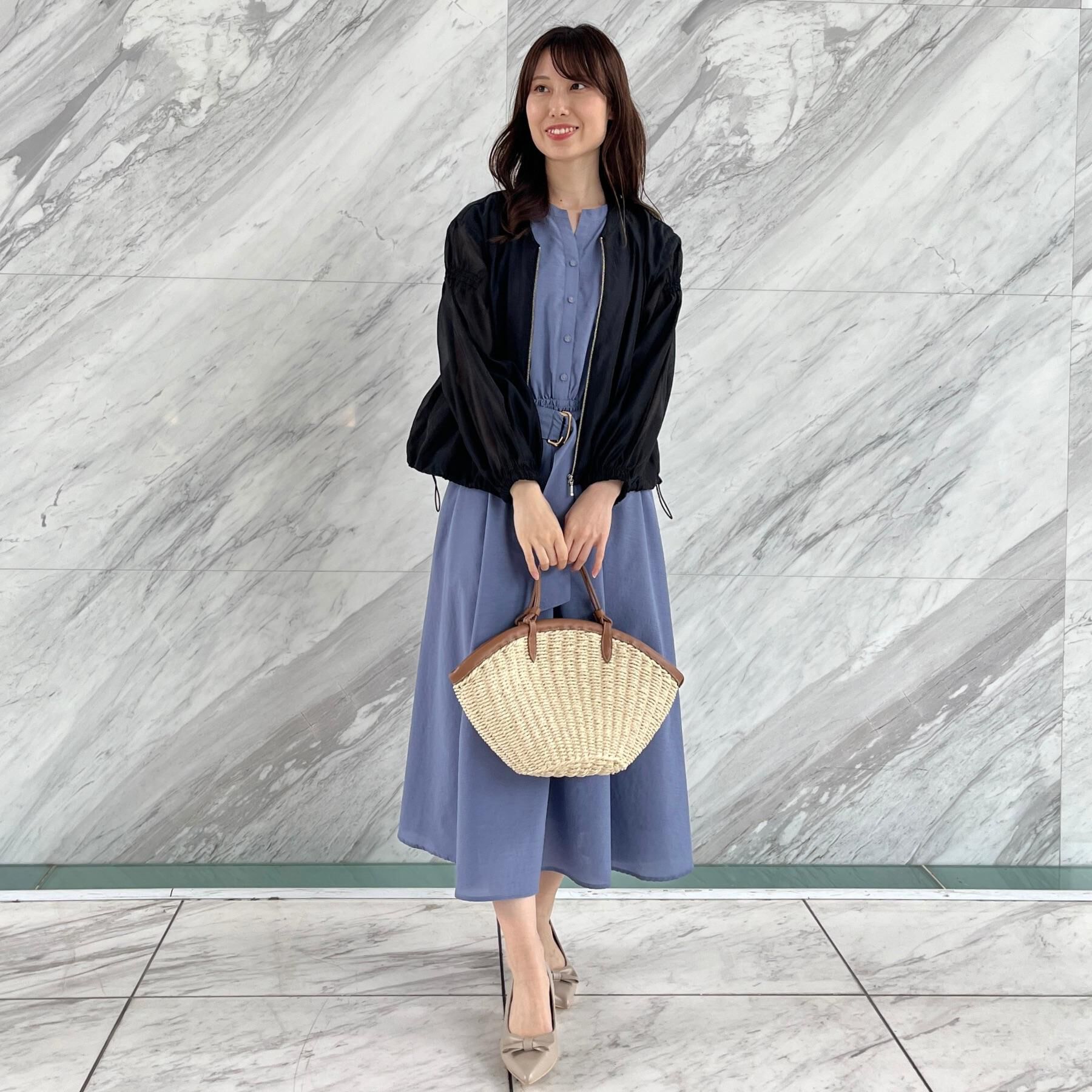 Couture broach「【マシンウォッシャブル・シアー】袖シャーリングシアーブルゾン」|ブルゾン・スタジャン|