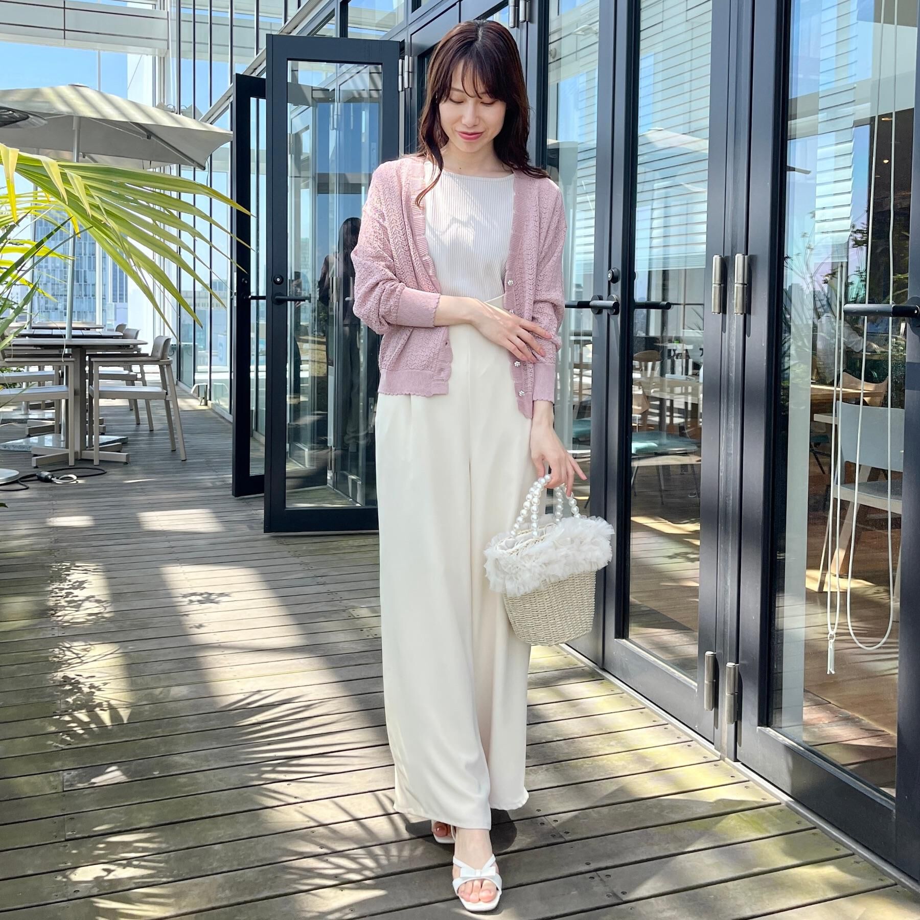 Couture broach「【マシンウォッシャブル・きれいめ】キャミロンパース」|その他|