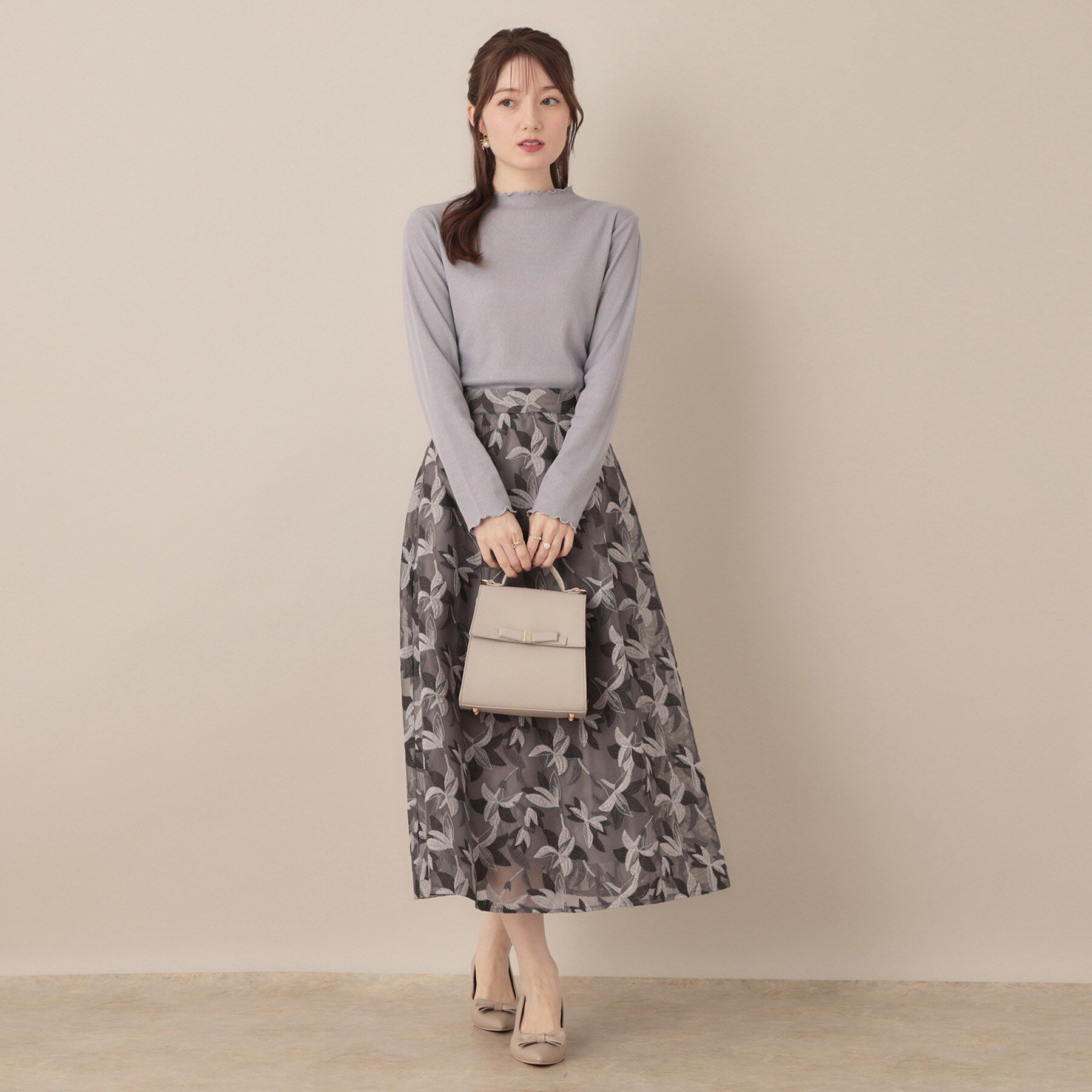 Couture broach「【ほんのりシアー・きれいめ】サステナブル テレコインナートップス」|Tシャツ・カットソー|