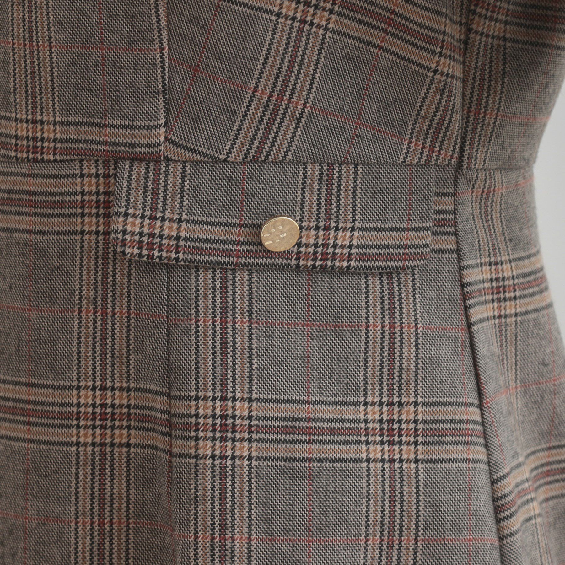 Couture broach「【美シルエット・大人可愛い・通勤】TRチェックジャンスカ」|ワンピース|