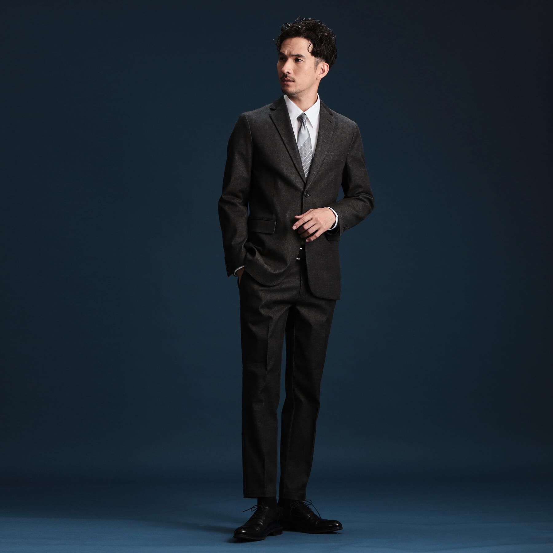 THE SHOP TK「エバーデニムスラックス セットアップ可／ストレッチ」|その他|