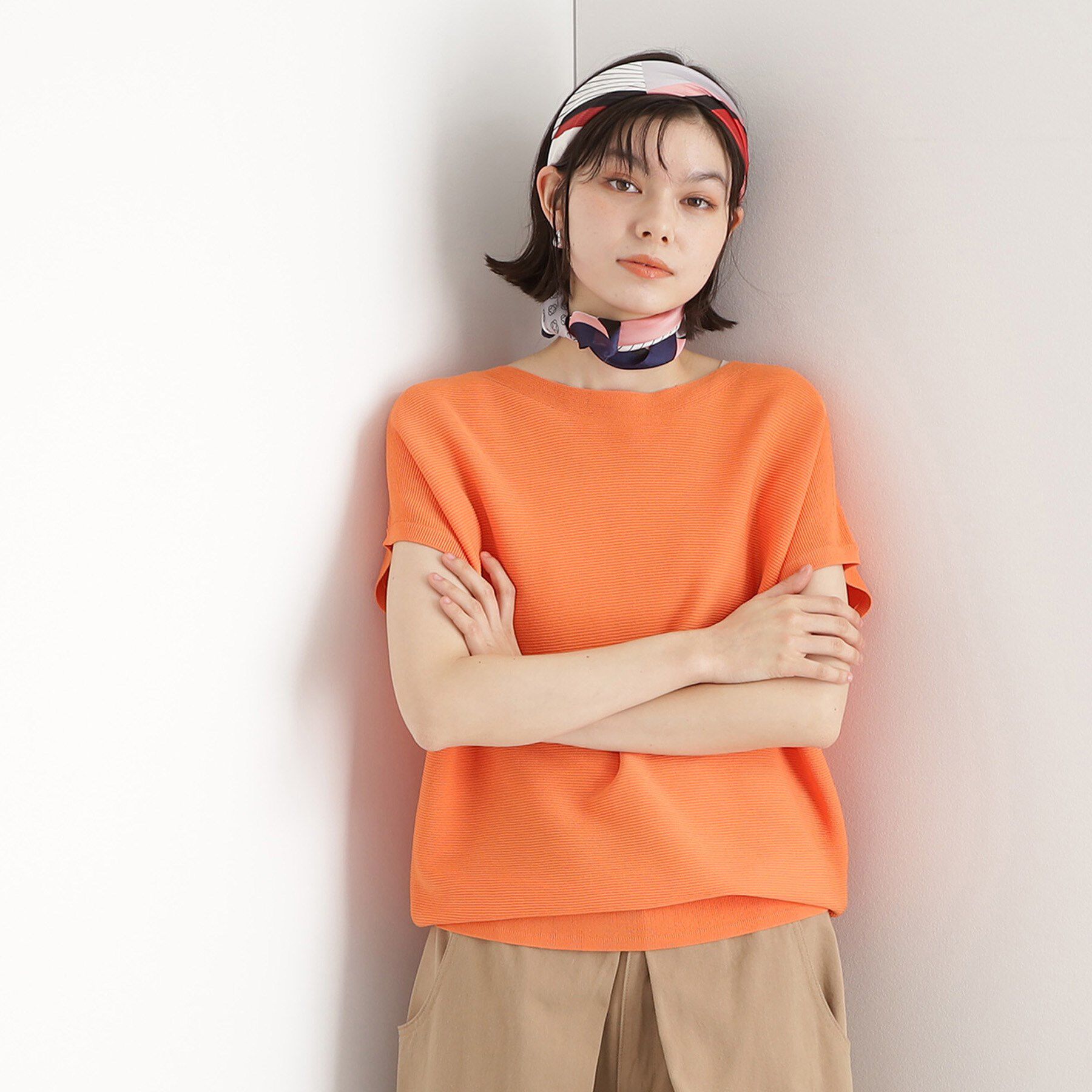 THE SHOP TK「美人フレンチニット【8色展開/WEB限定カラー/洗濯機OK/毛玉になりにくい】」|ニット・セーター|