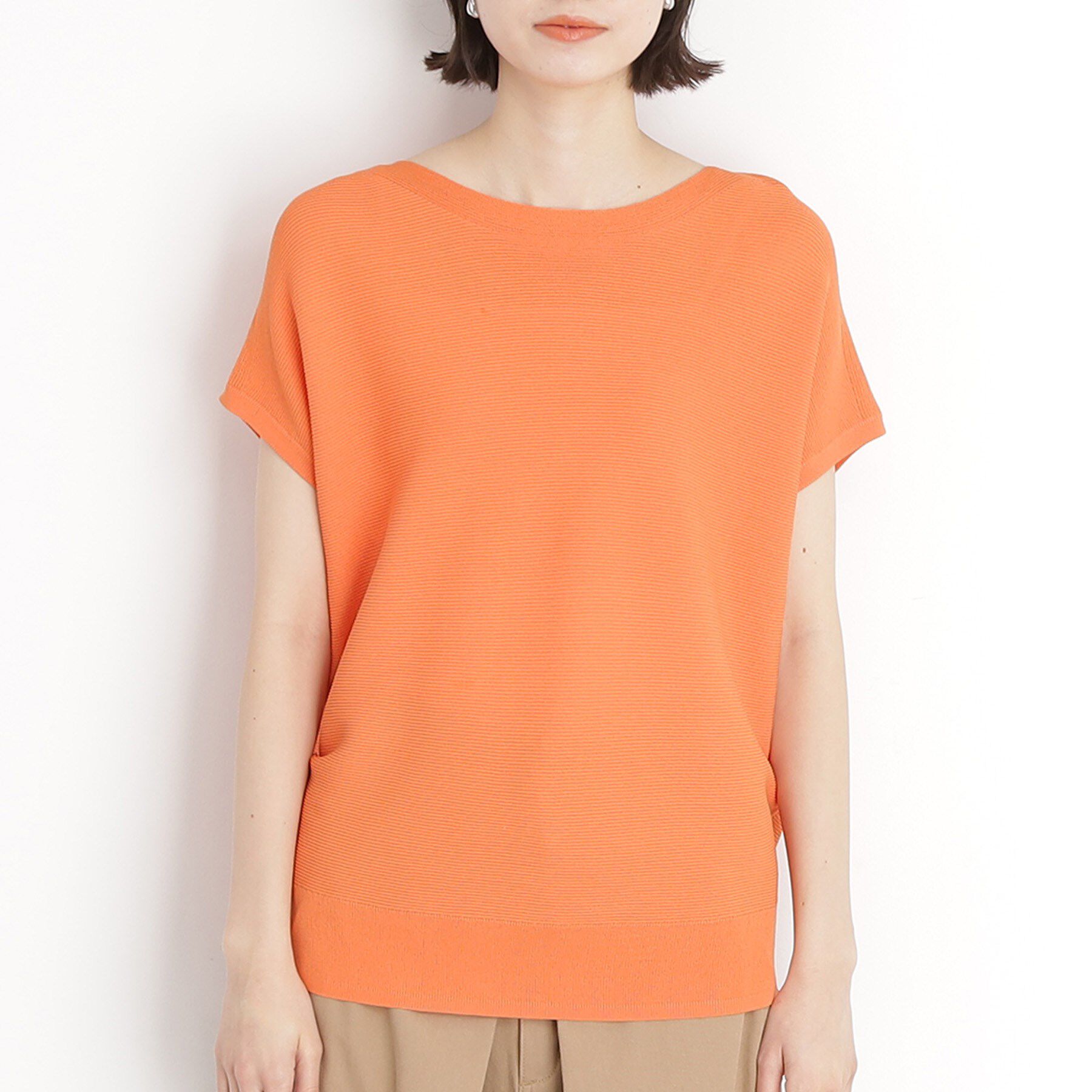 THE SHOP TK「美人フレンチニット【8色展開/WEB限定カラー/洗濯機OK/毛玉になりにくい】」|ニット・セーター|