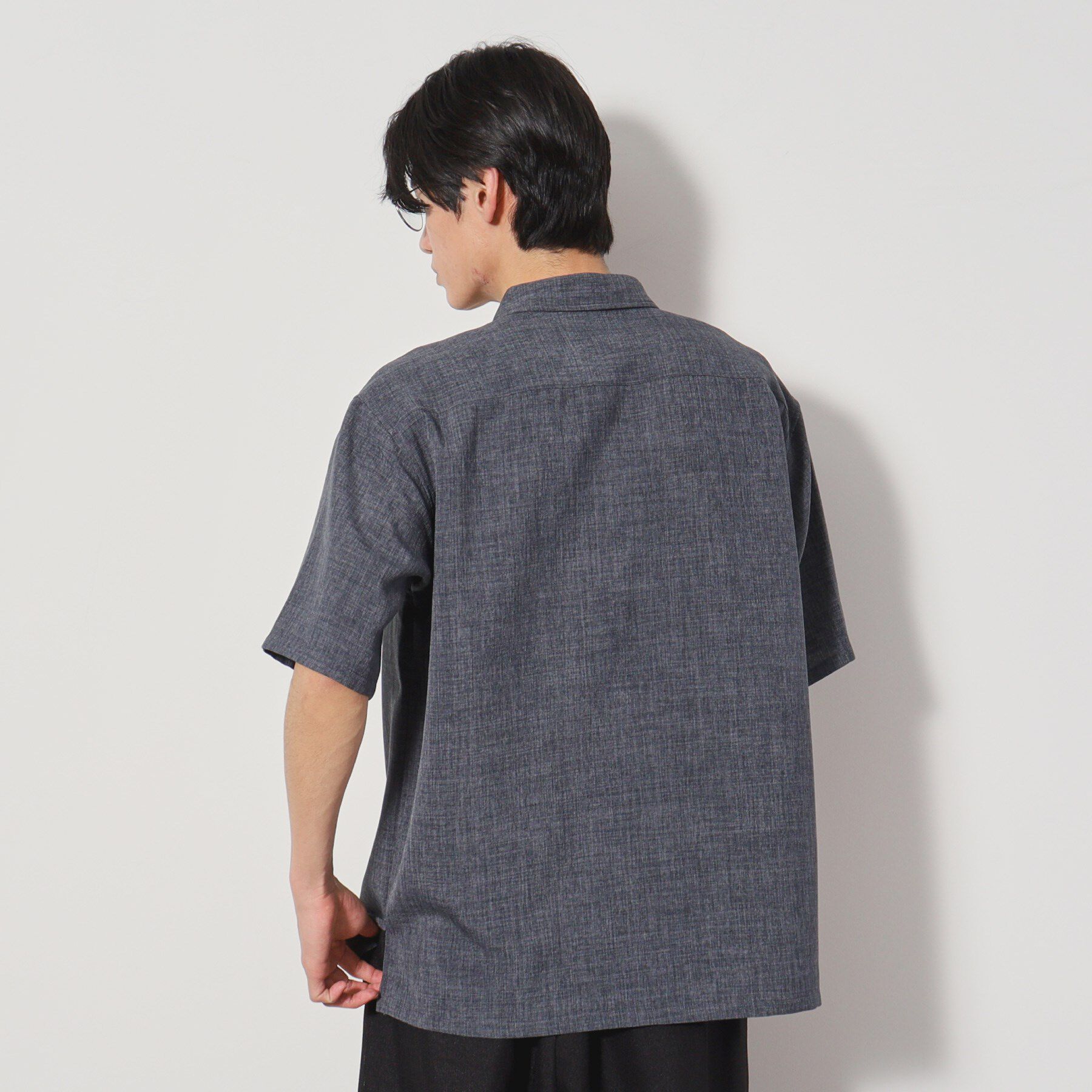 THE SHOP TK「リネンライク半袖シャツ セットアップ可」|シャツ・ブラウス|