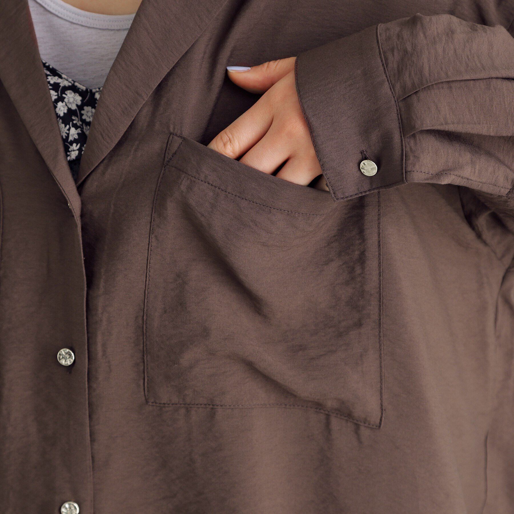 THE SHOP TK「テーラードカラーシャツ【洗える】」|シャツ・ブラウス|