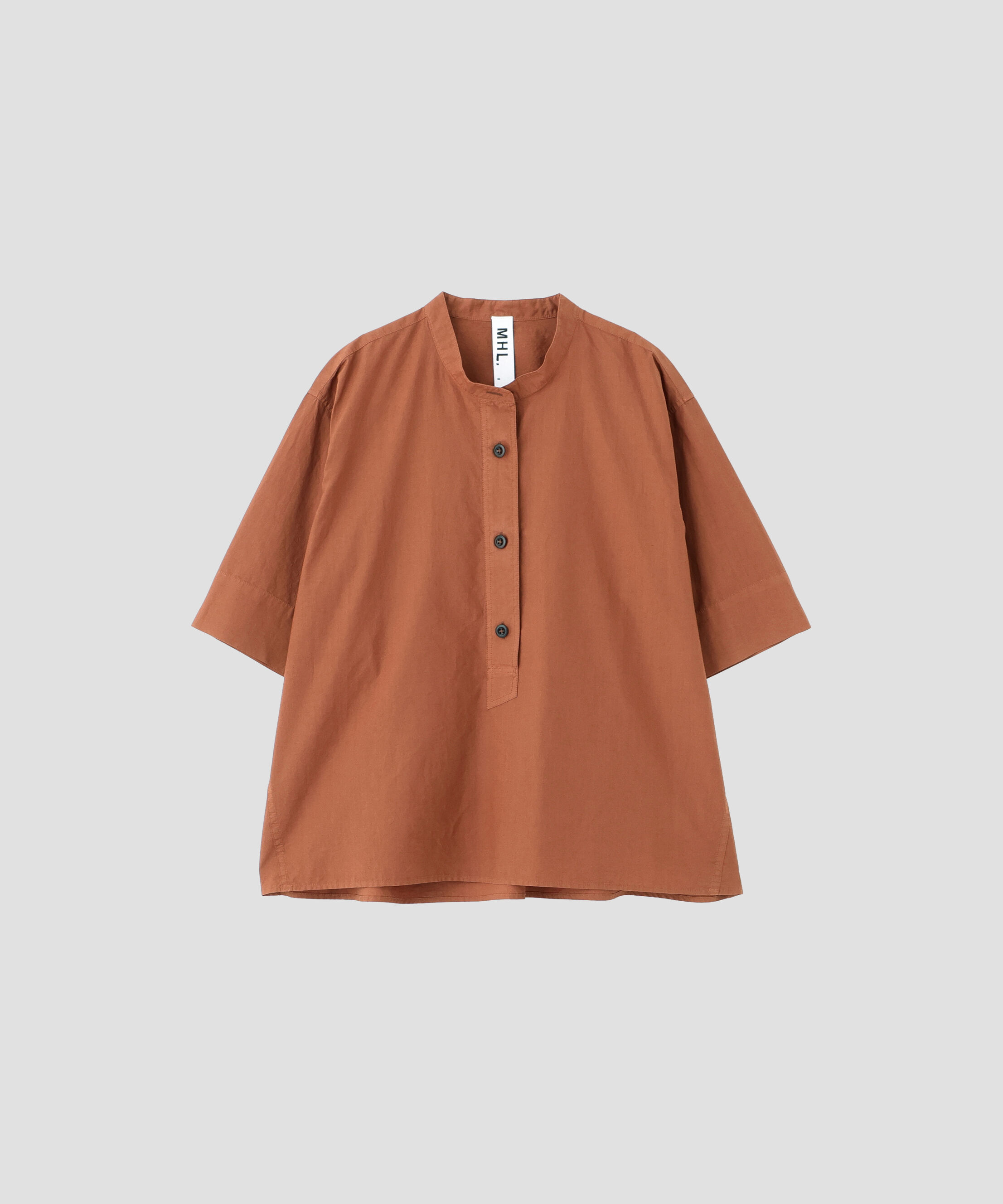 MHL.「COTTON RAMIE POPLIN SHIRT」|シャツ・ブラウス|