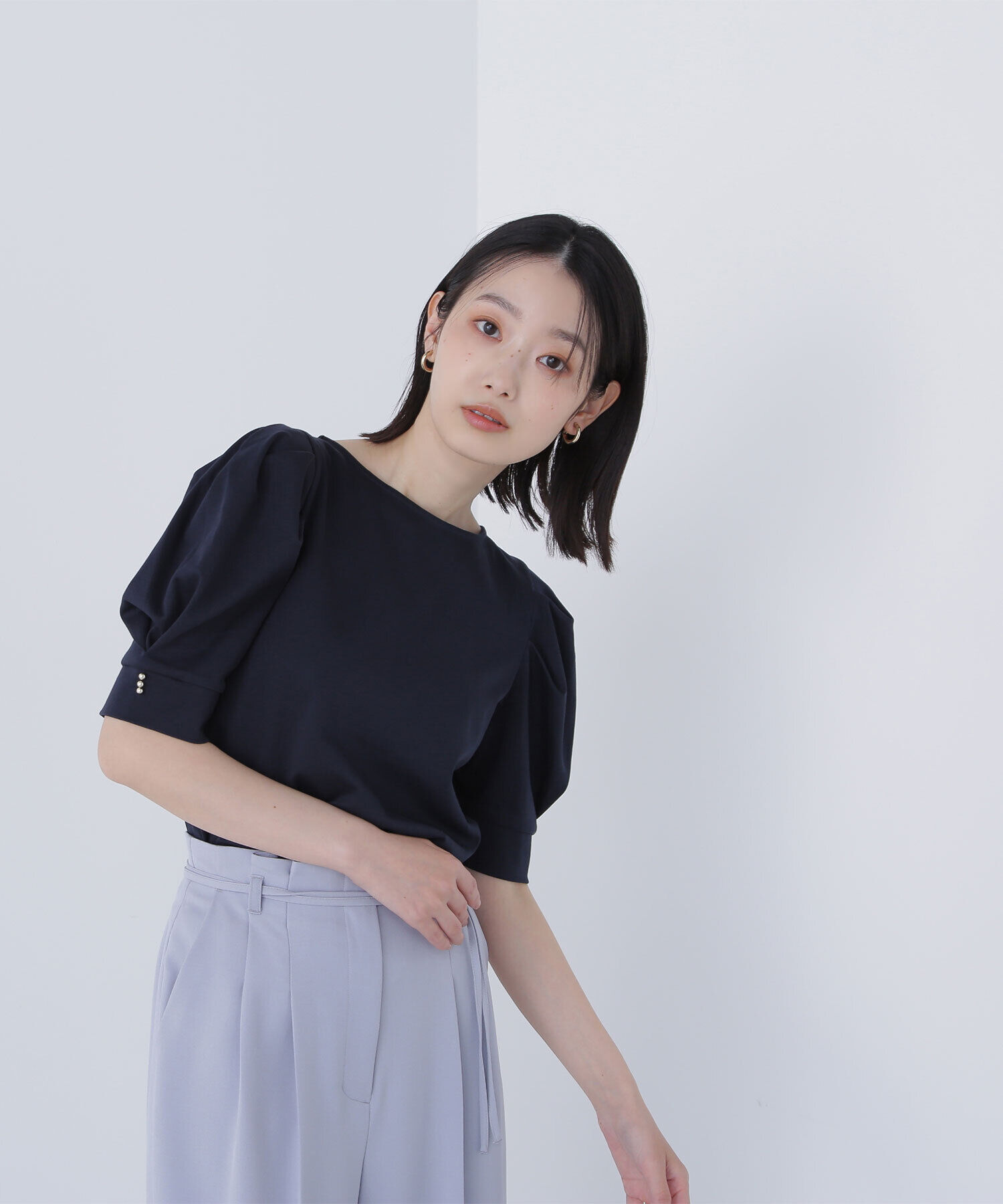  「パフスリーブカットソー」|Tシャツ・カットソー|