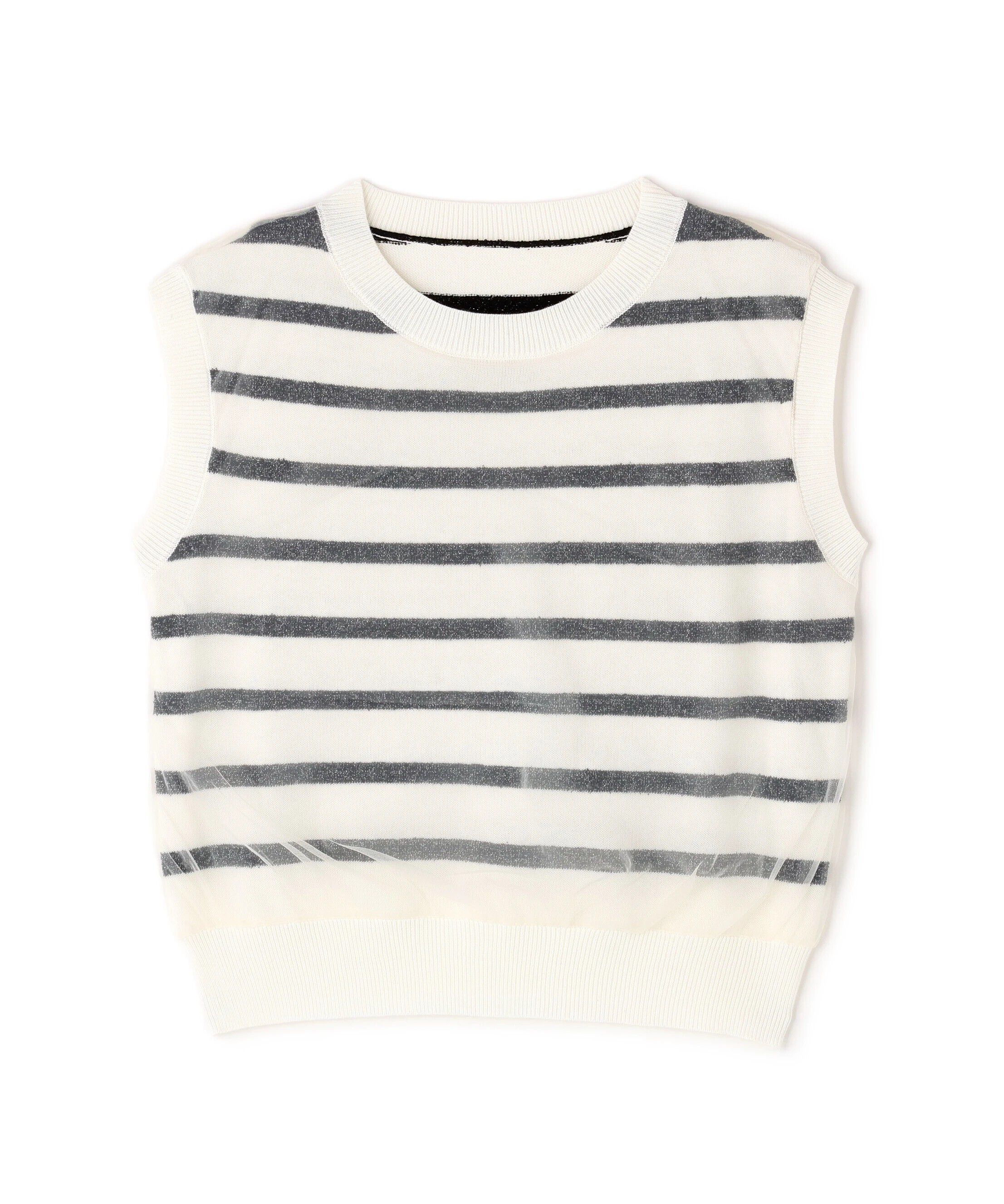  「チュールレイヤードニット」|ニット・セーター|