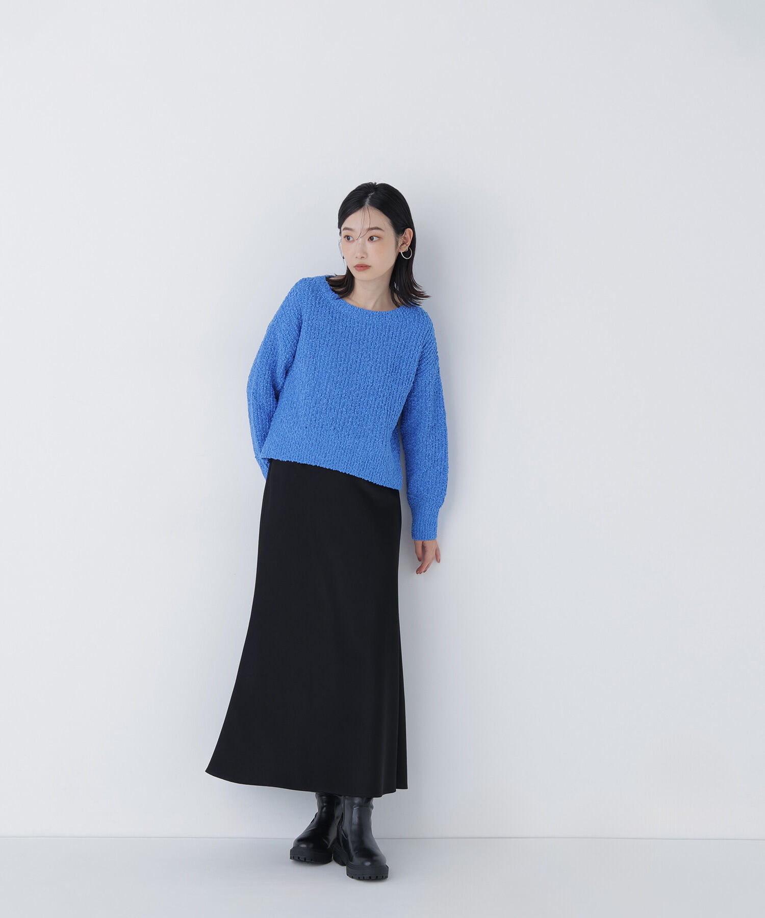  「バイアスサテンナロースカート」|スカート|