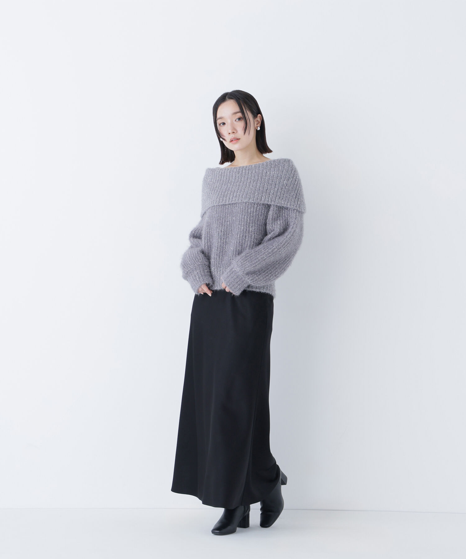  「バイアスサテンナロースカート」|スカート|