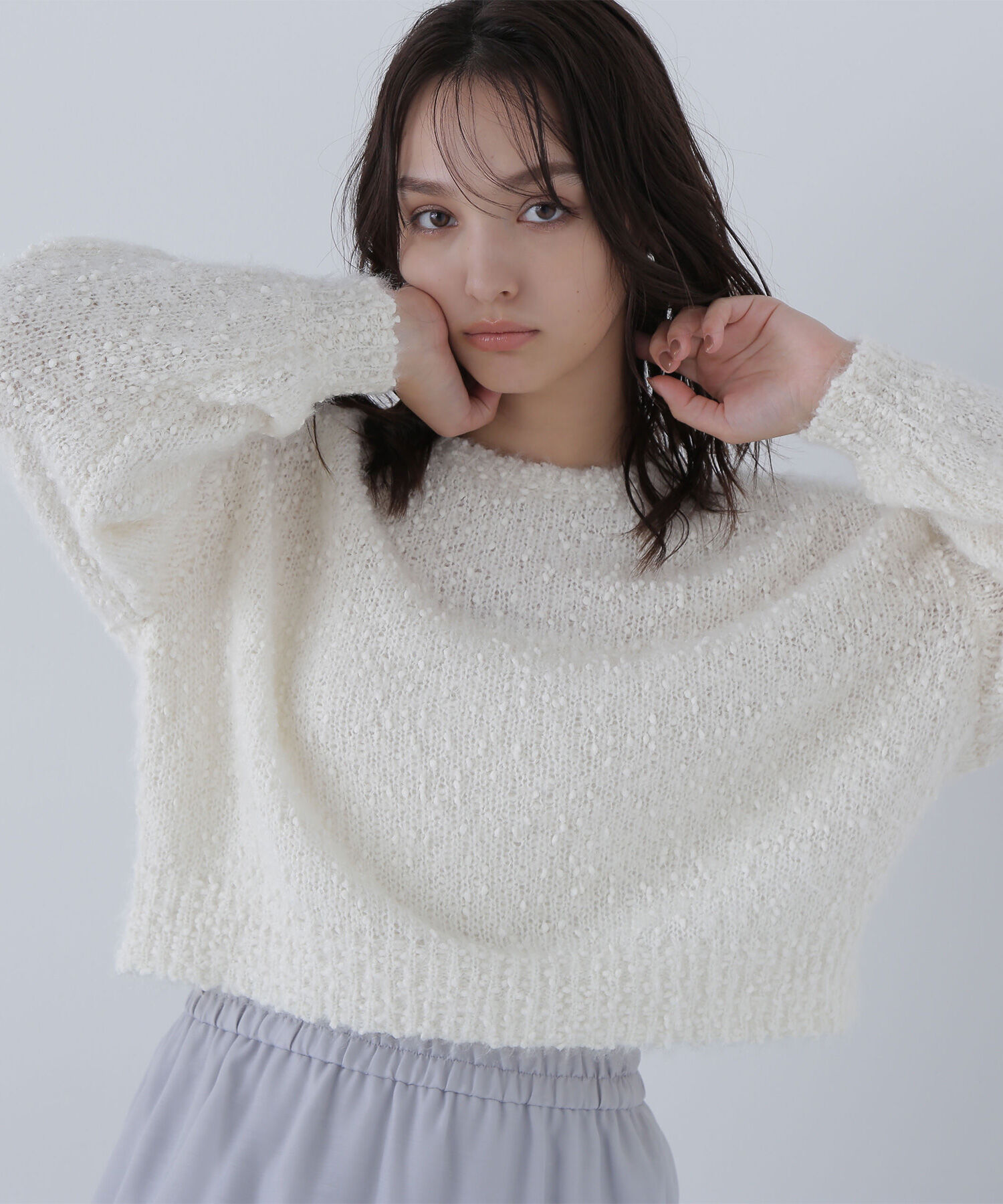  「フェザーネップニット」|ニット・セーター|