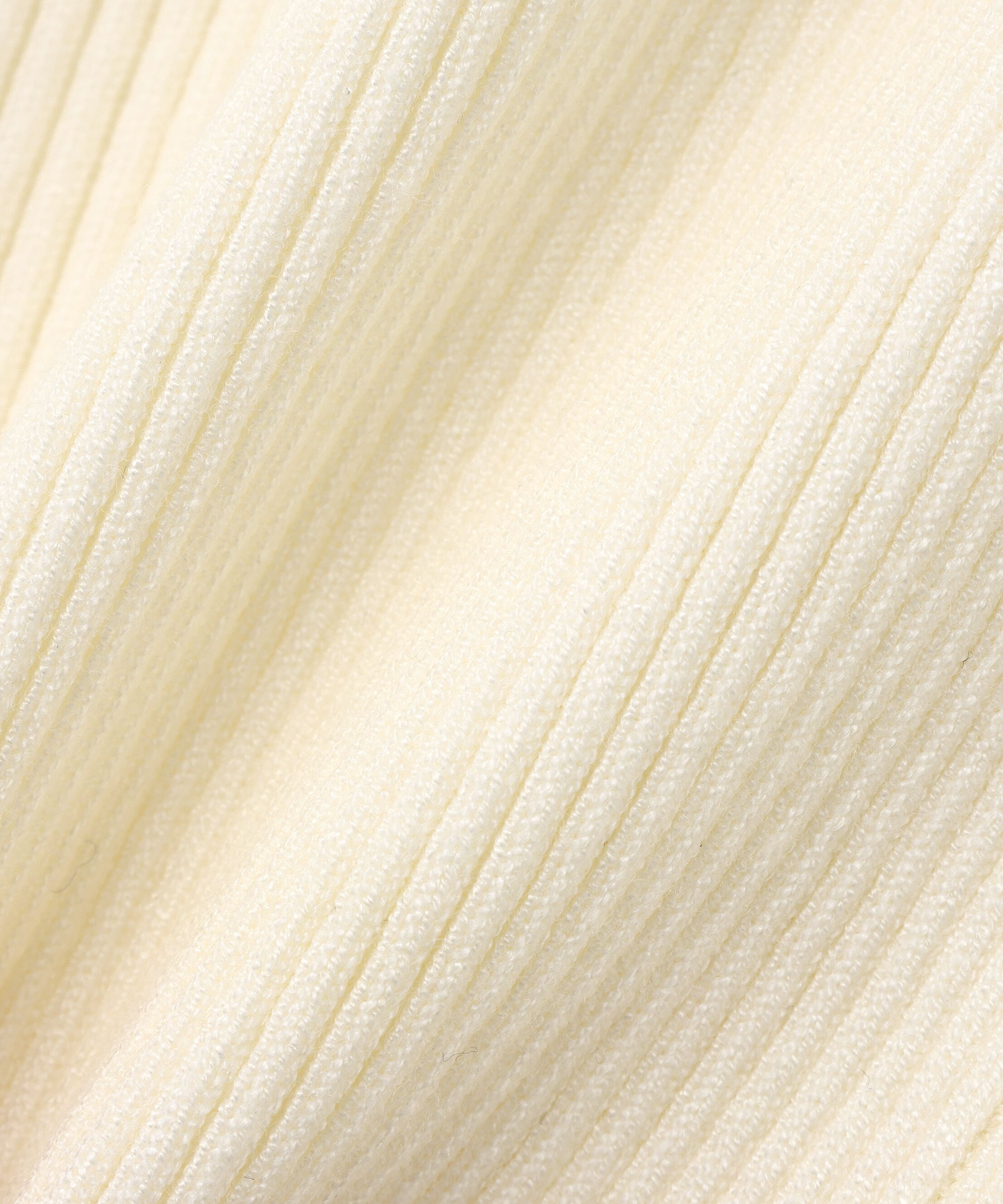  「襟付Vネックリブニット」|ニット・セーター|