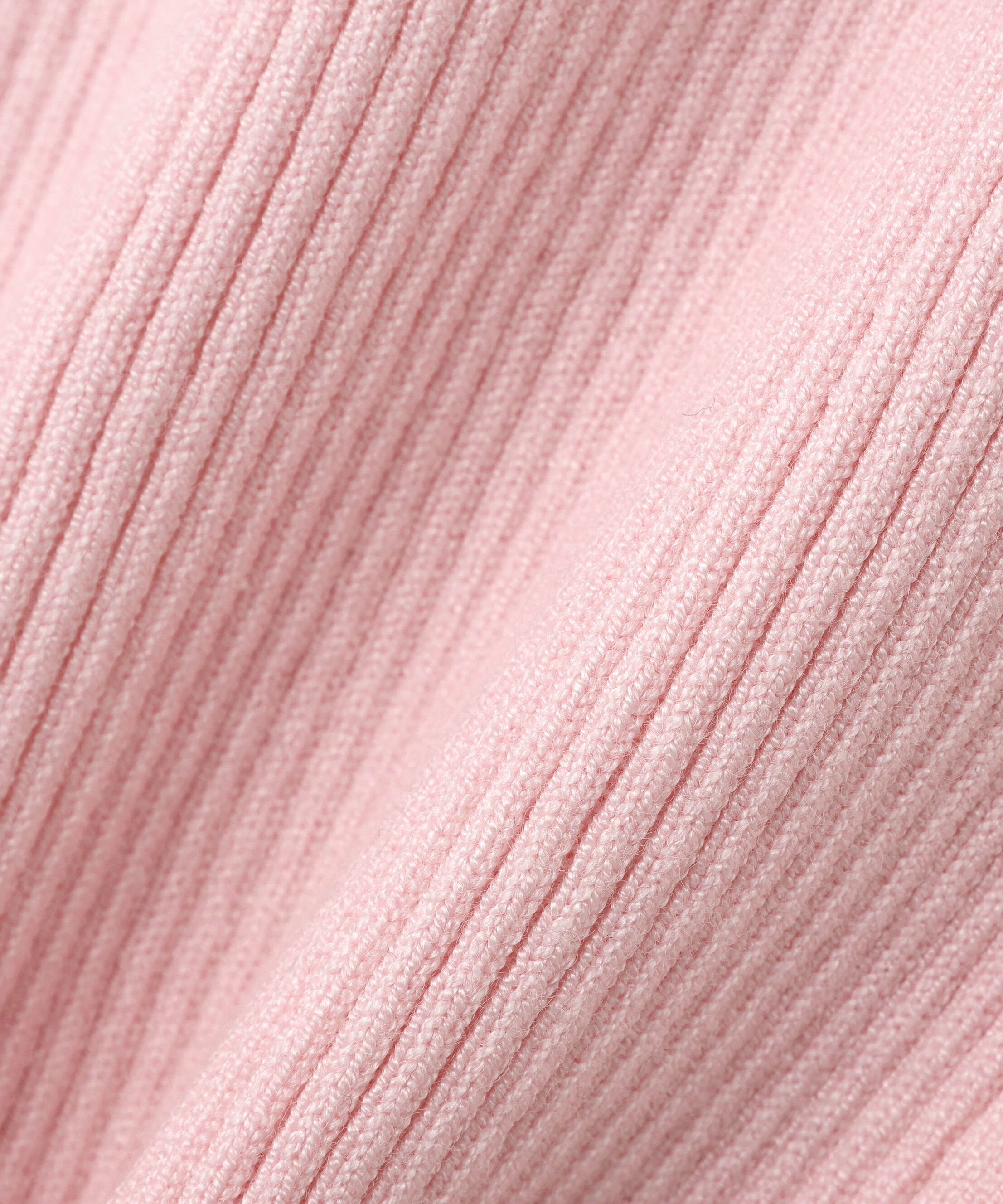  「襟付Vネックリブニット」|ニット・セーター|