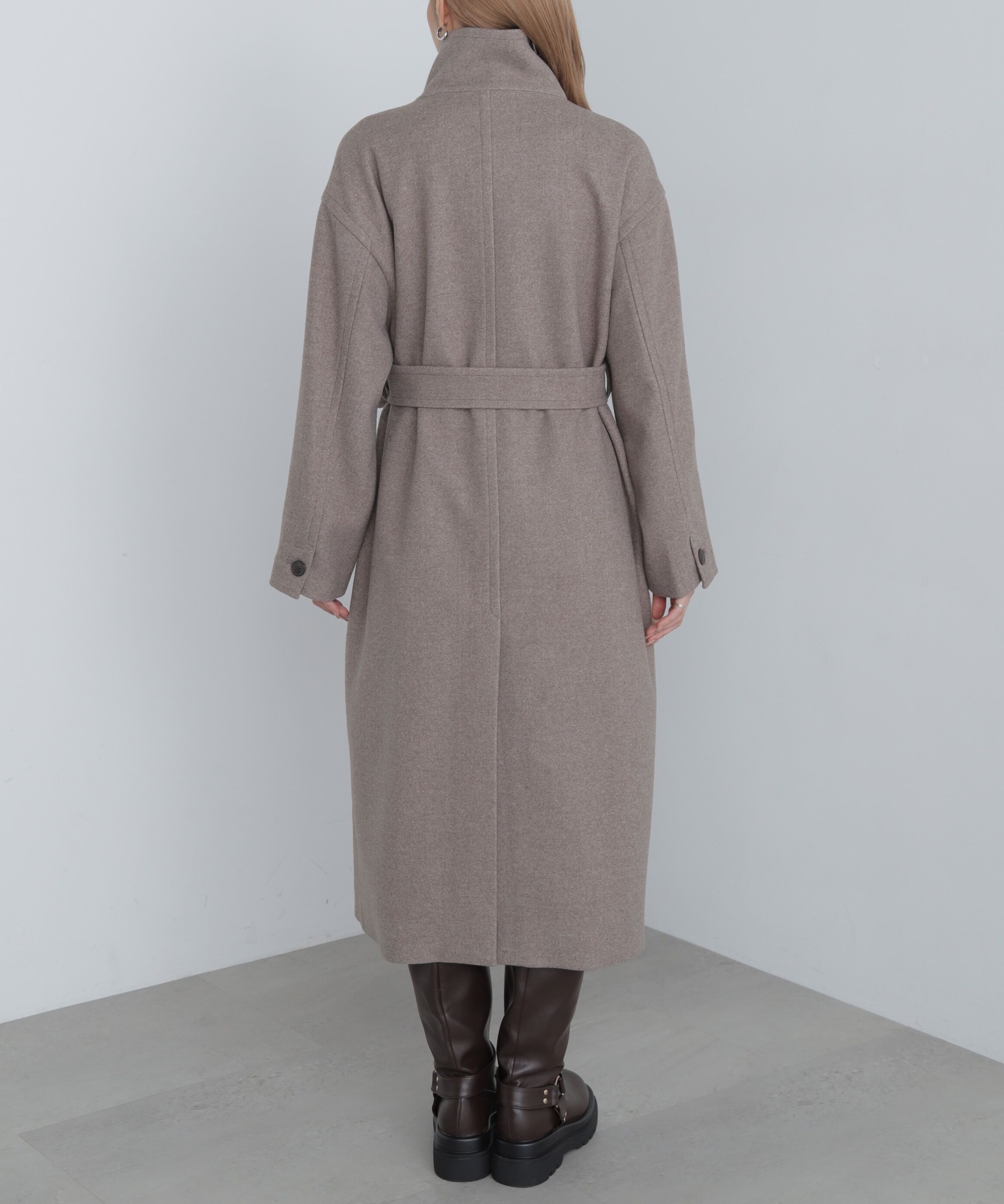  「スタンドカラーロングコート」|その他|