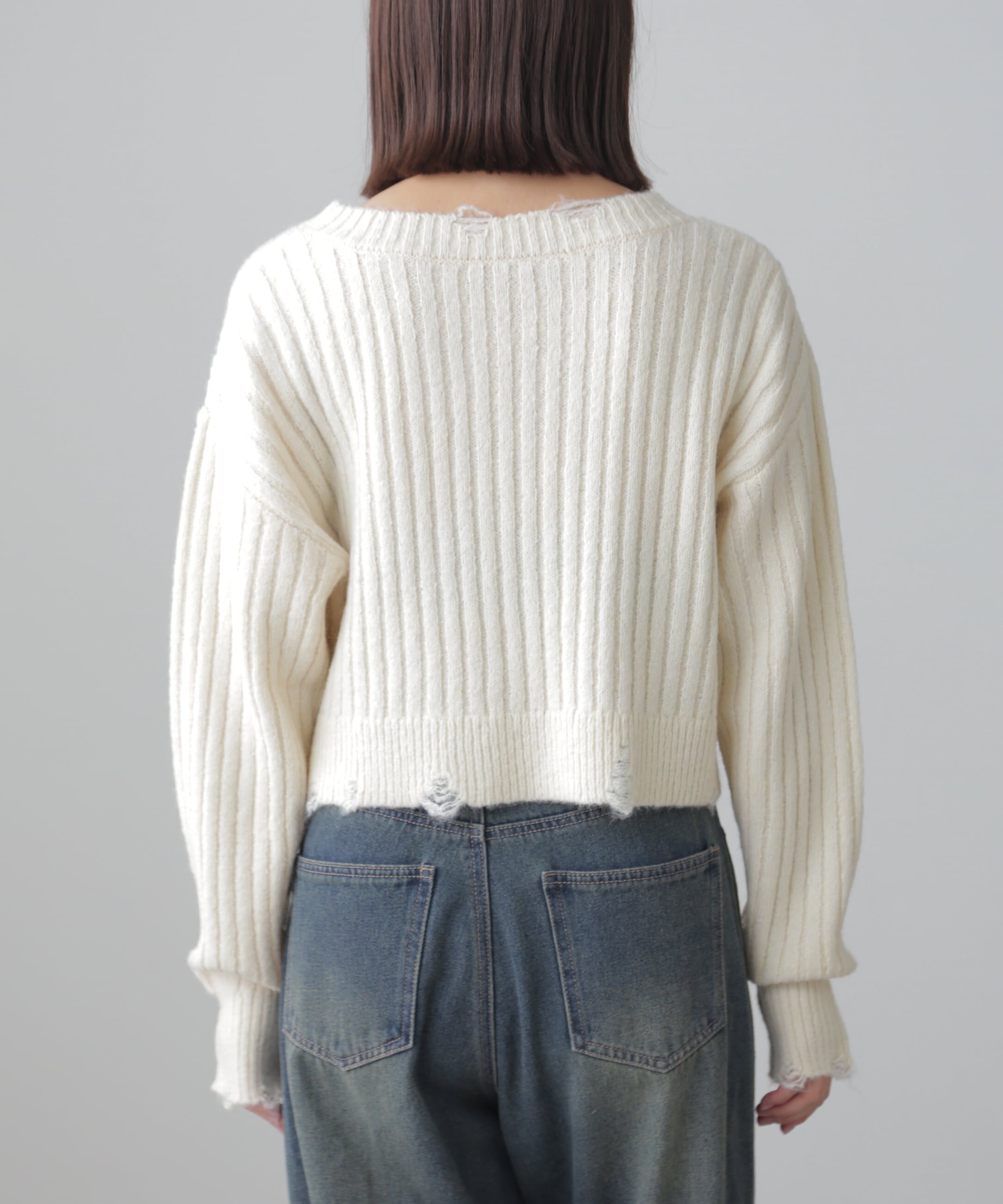  「クラッシュニット」|ニット・セーター|