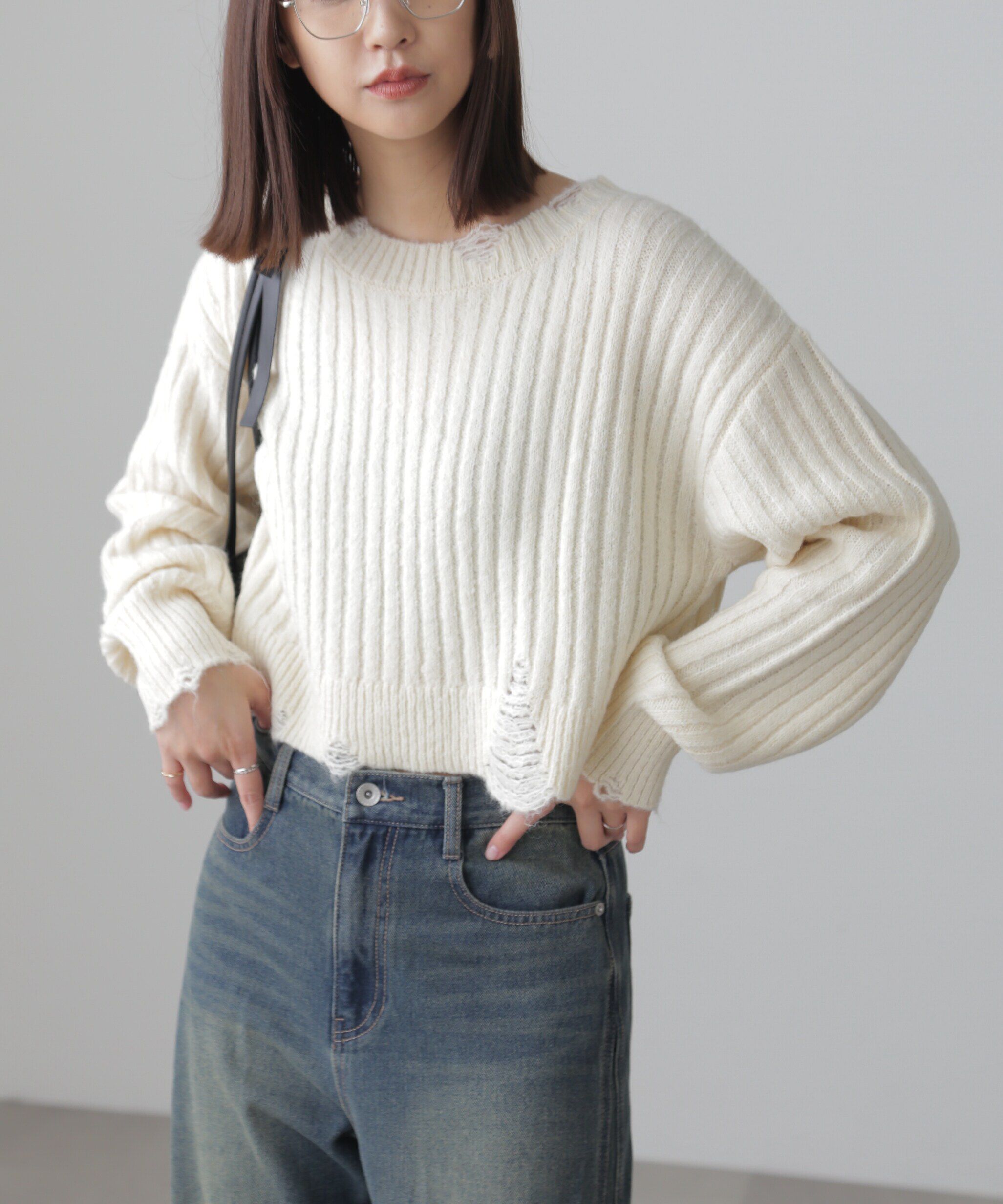  「クラッシュニット」|ニット・セーター|