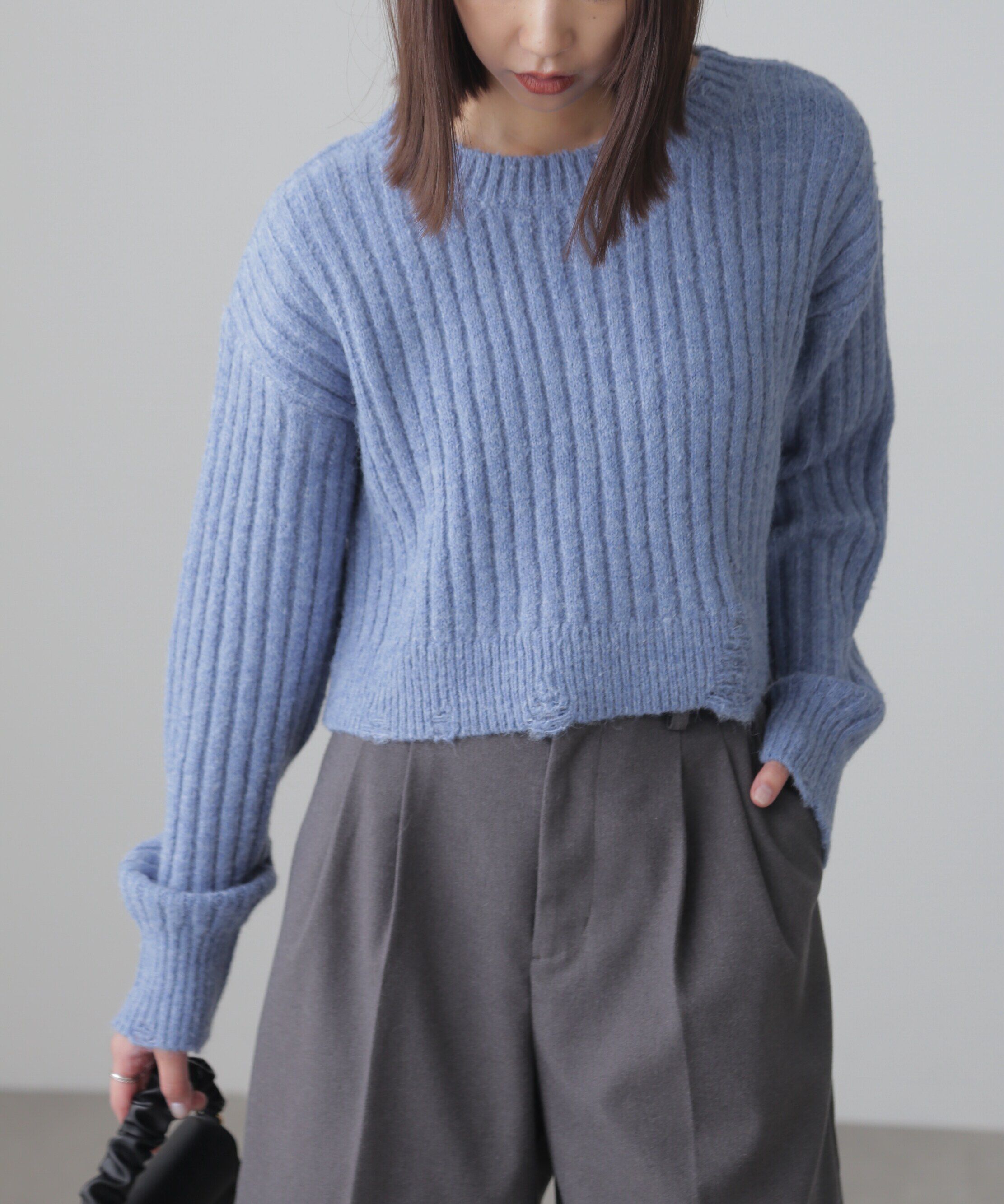  「クラッシュニット」|ニット・セーター|