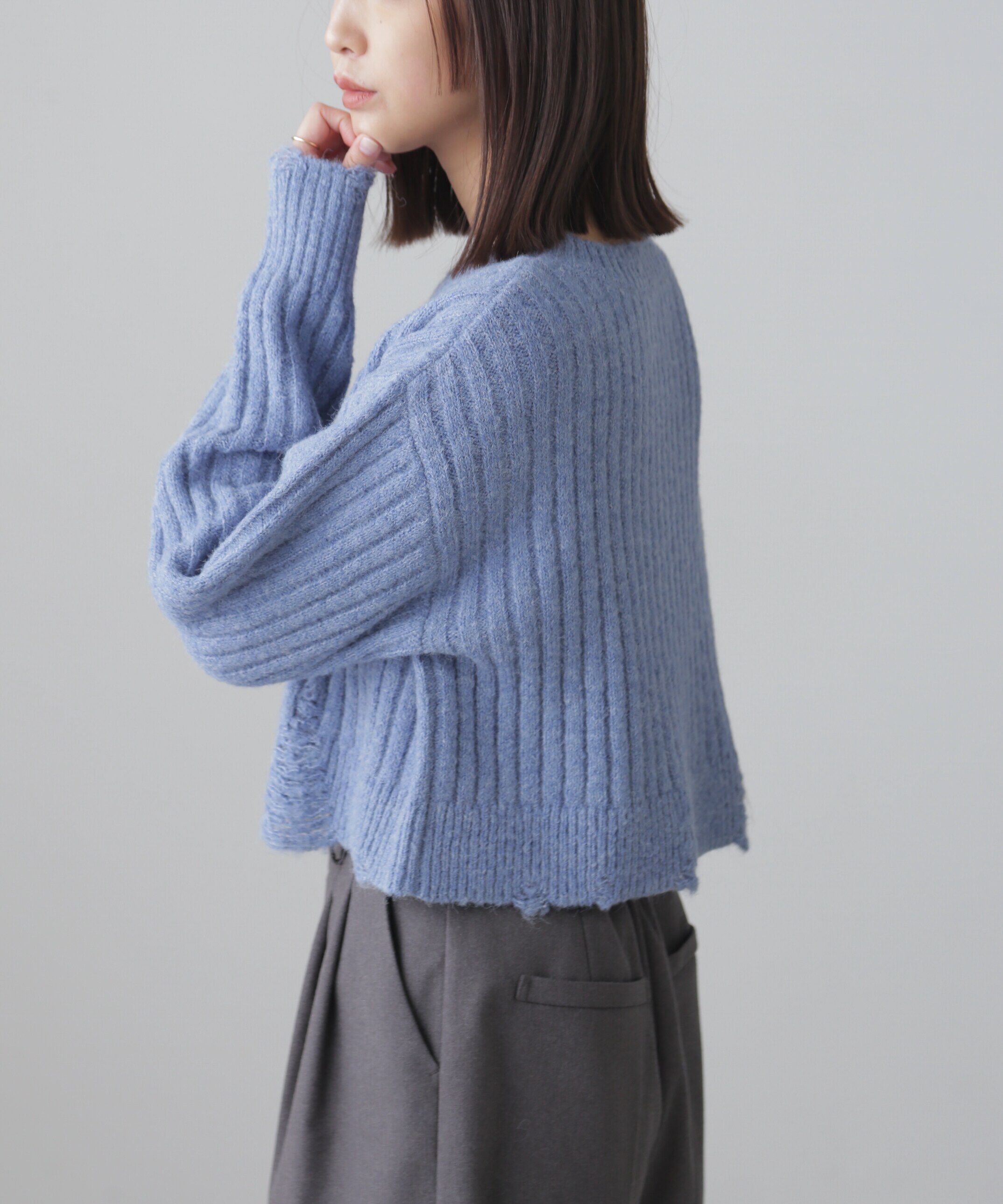  「クラッシュニット」|ニット・セーター|