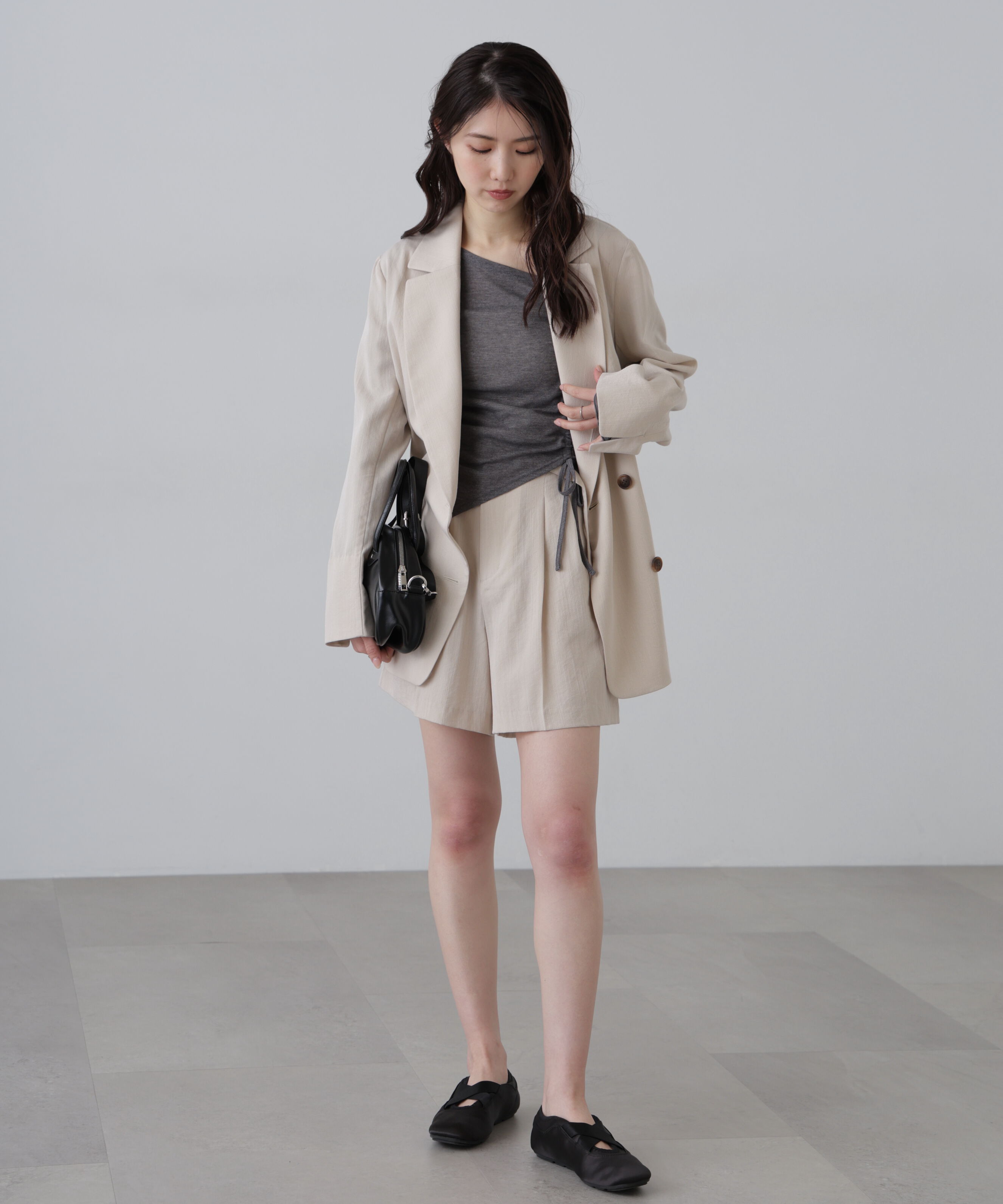  「麻調合繊ダブルブレストジャケット」|その他|