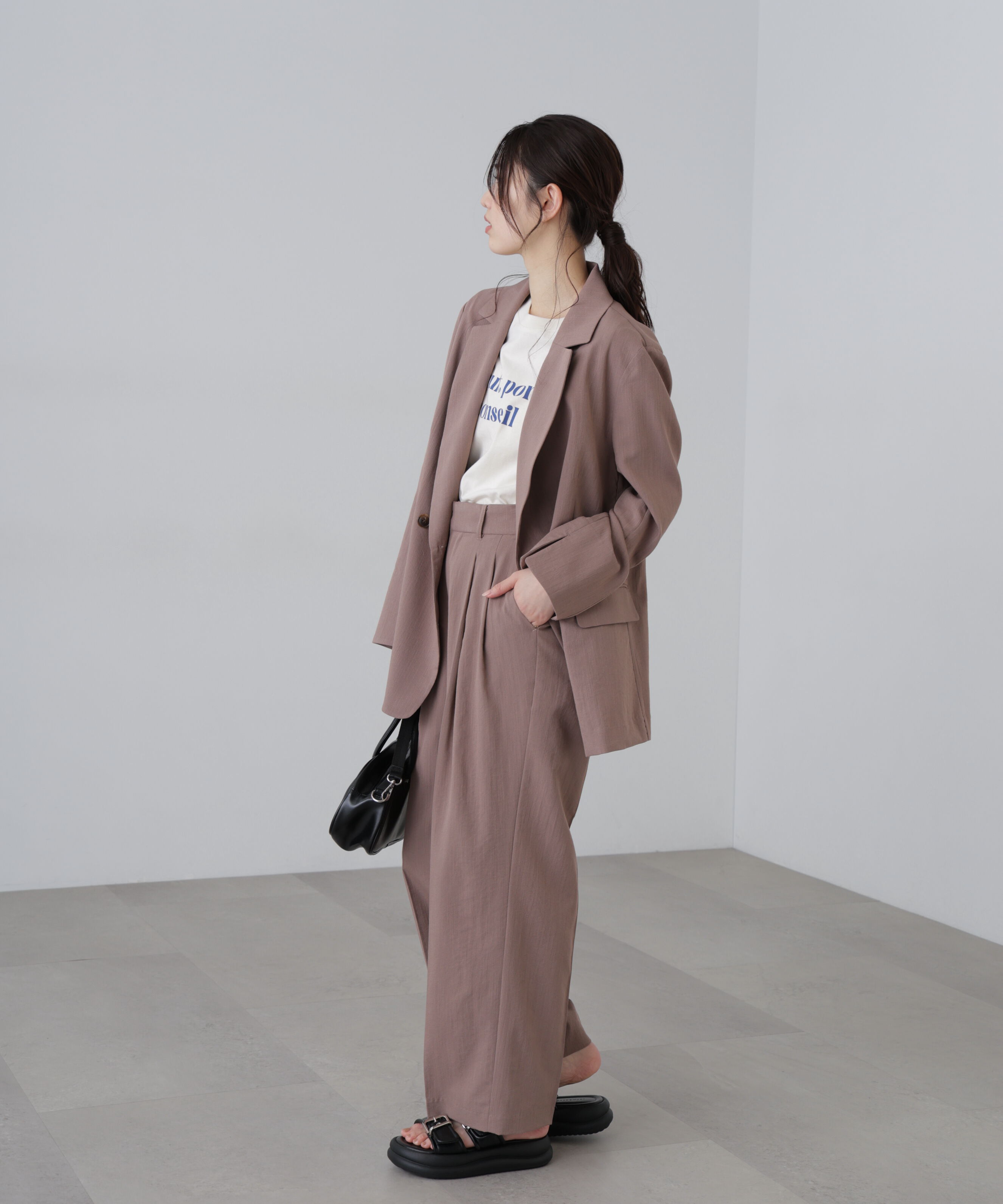  「麻調合繊ダブルブレストジャケット」|その他|