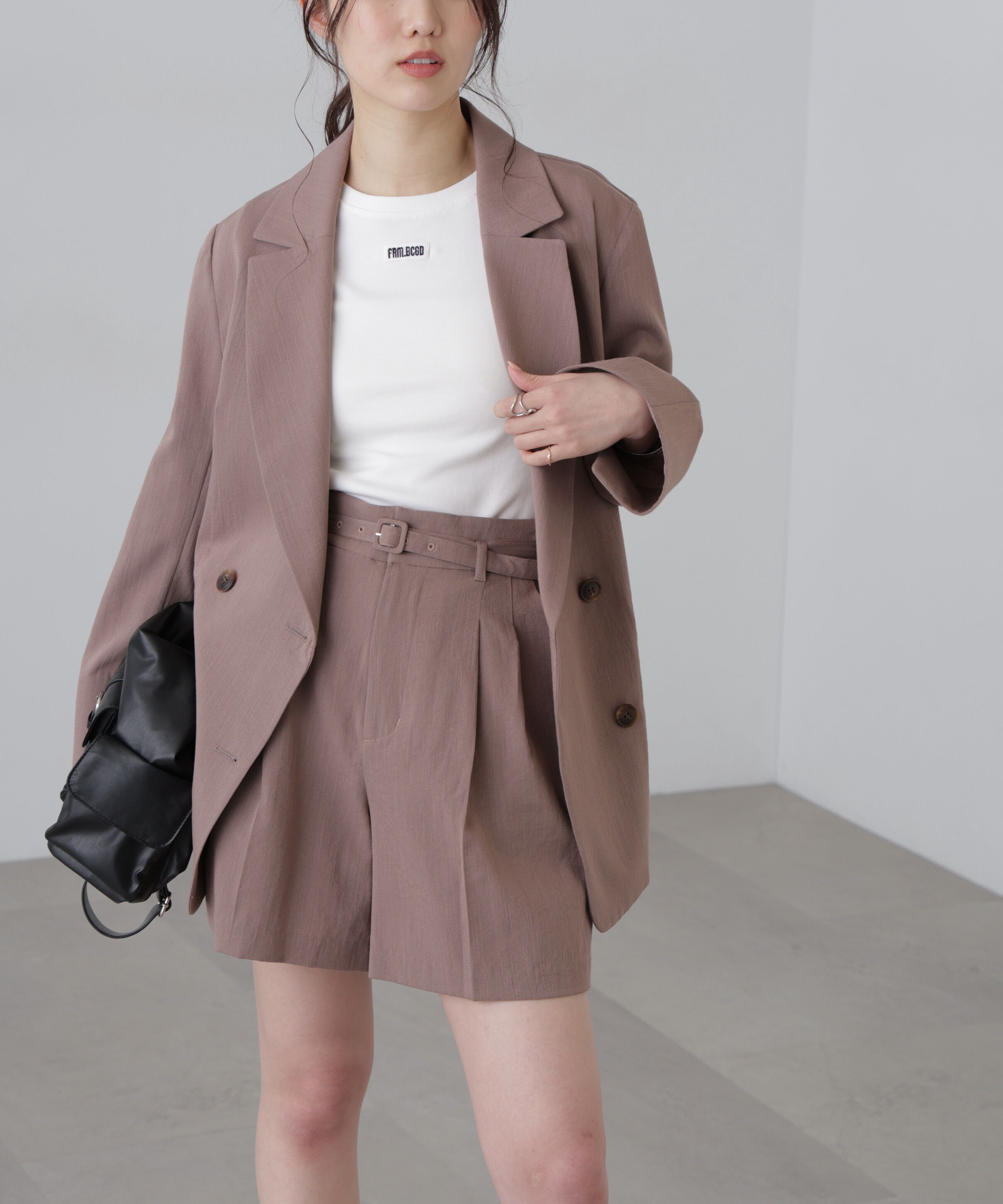  「麻調合繊ダブルブレストジャケット」|その他|