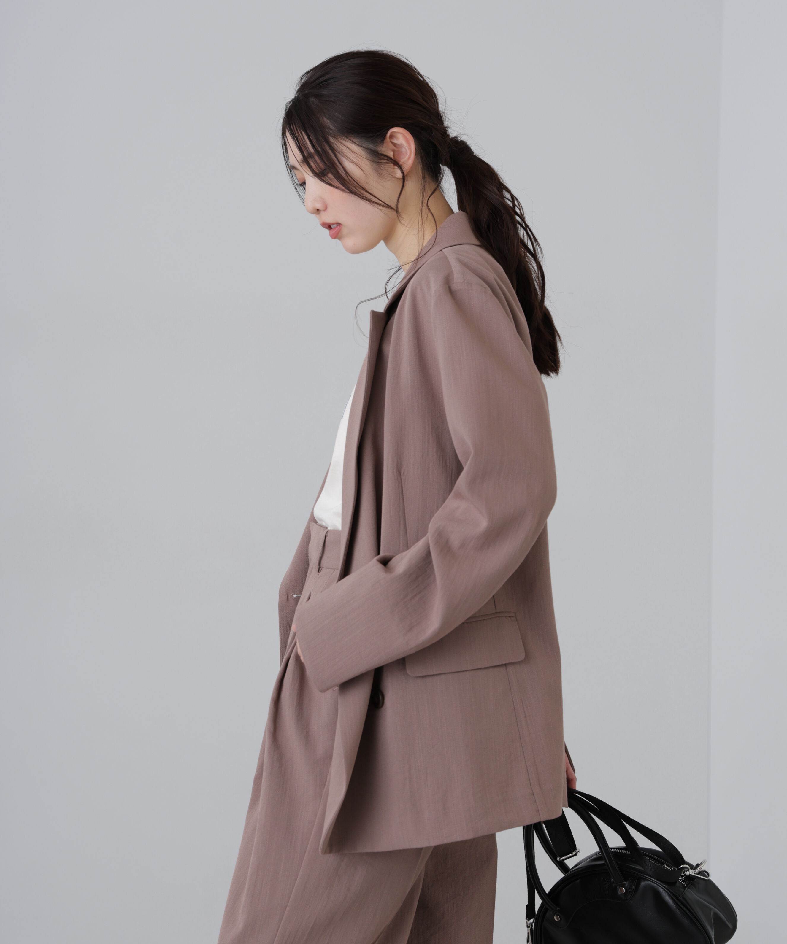  「麻調合繊ダブルブレストジャケット」|その他|