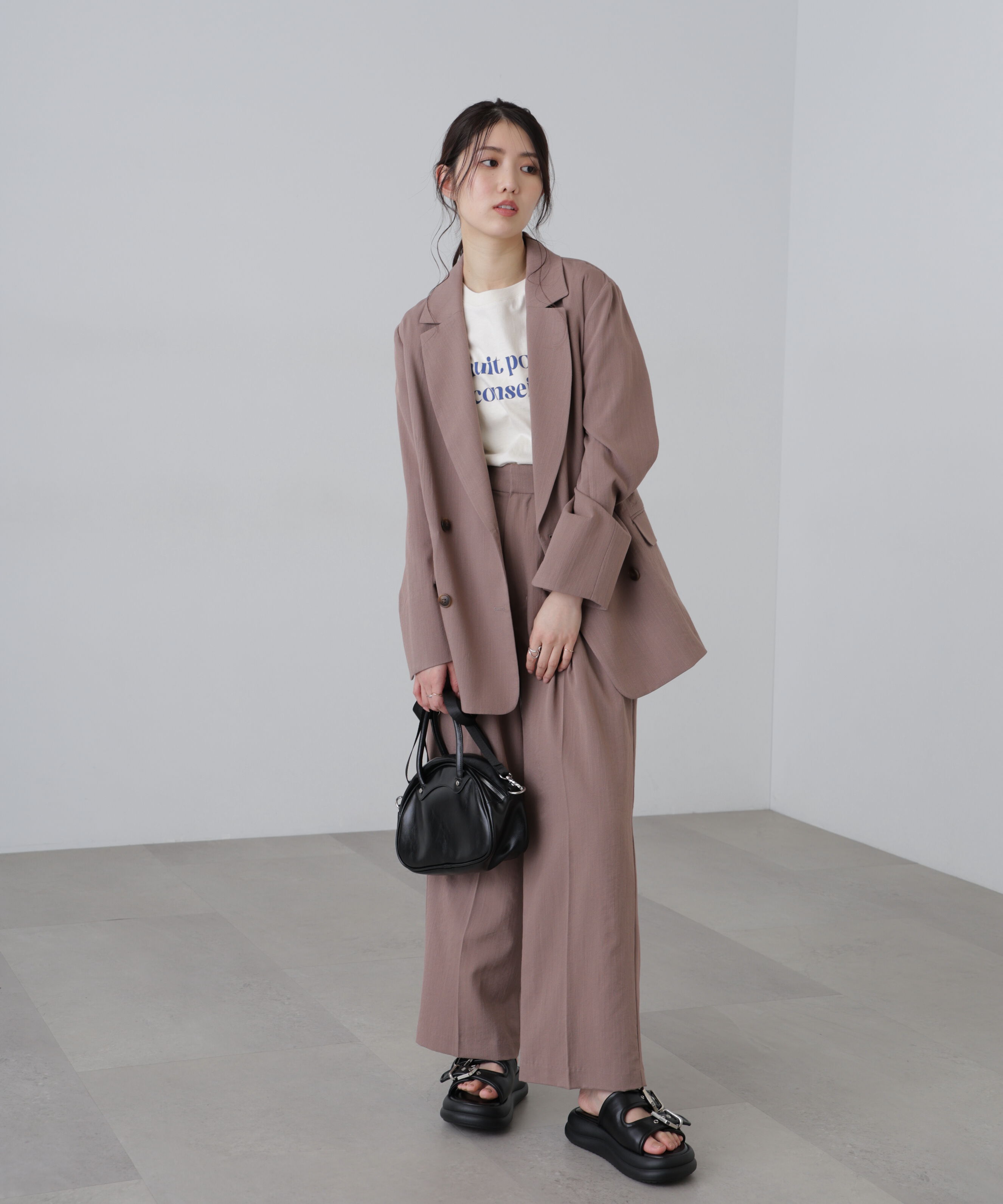  「麻調合繊ダブルブレストジャケット」|その他|