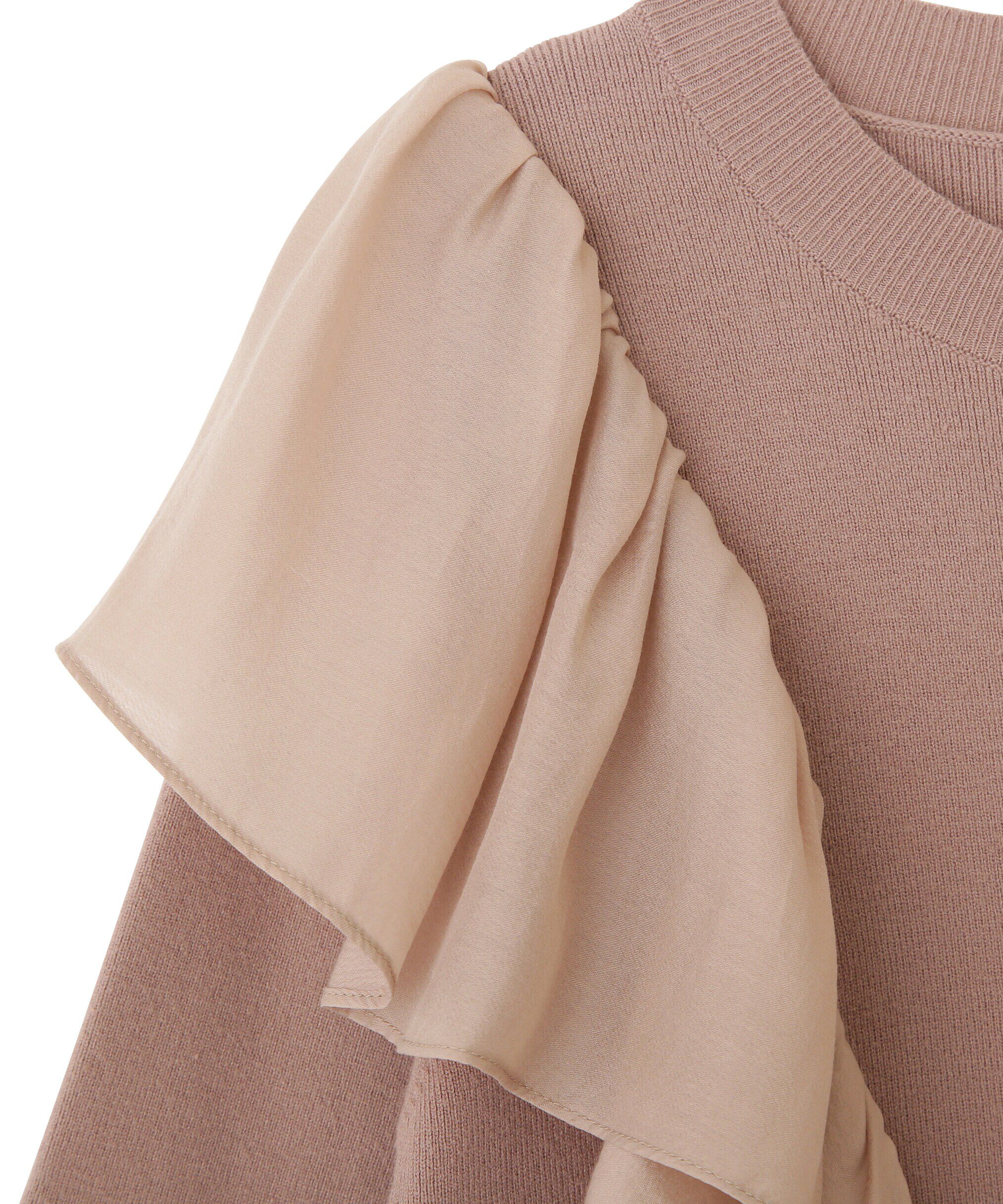 PROPORTION BODY DRESSING「ラッフルAラインニットワンピース」|ワンピース|