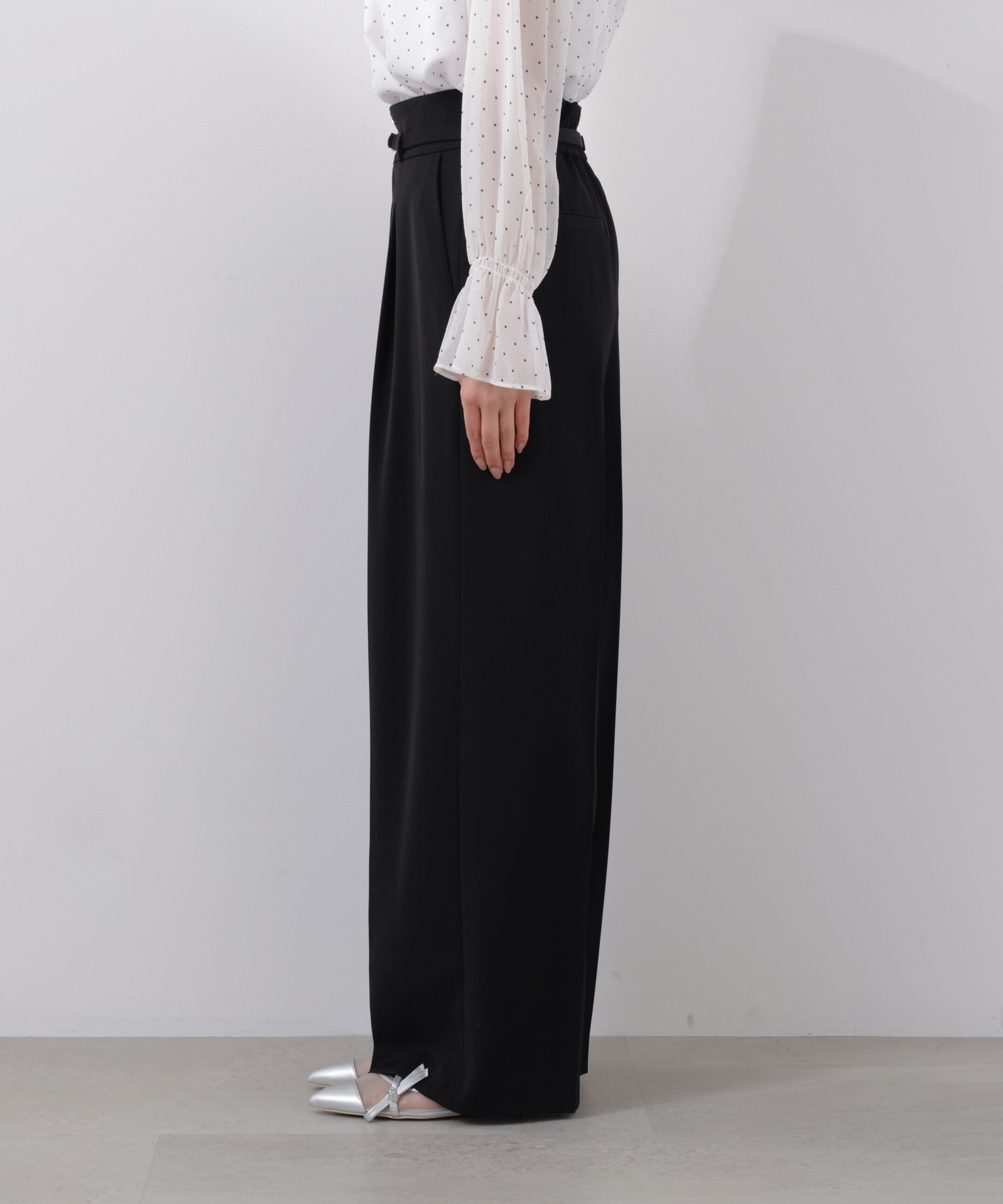 PROPORTION BODY DRESSING「ベルト付きワイドパンツ　26SS」|その他|