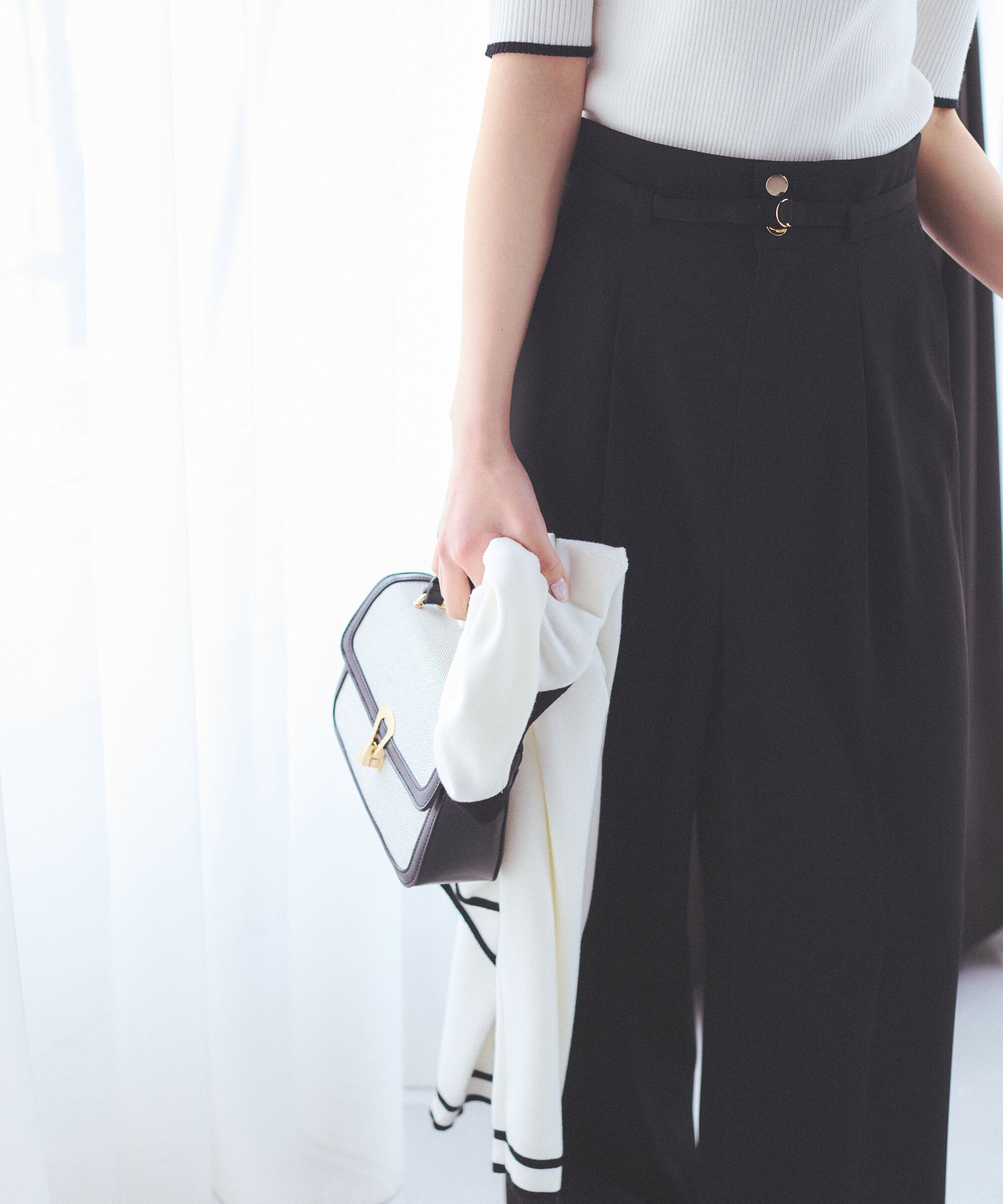 PROPORTION BODY DRESSING「ベルト付きワイドパンツ　26SS」|その他|