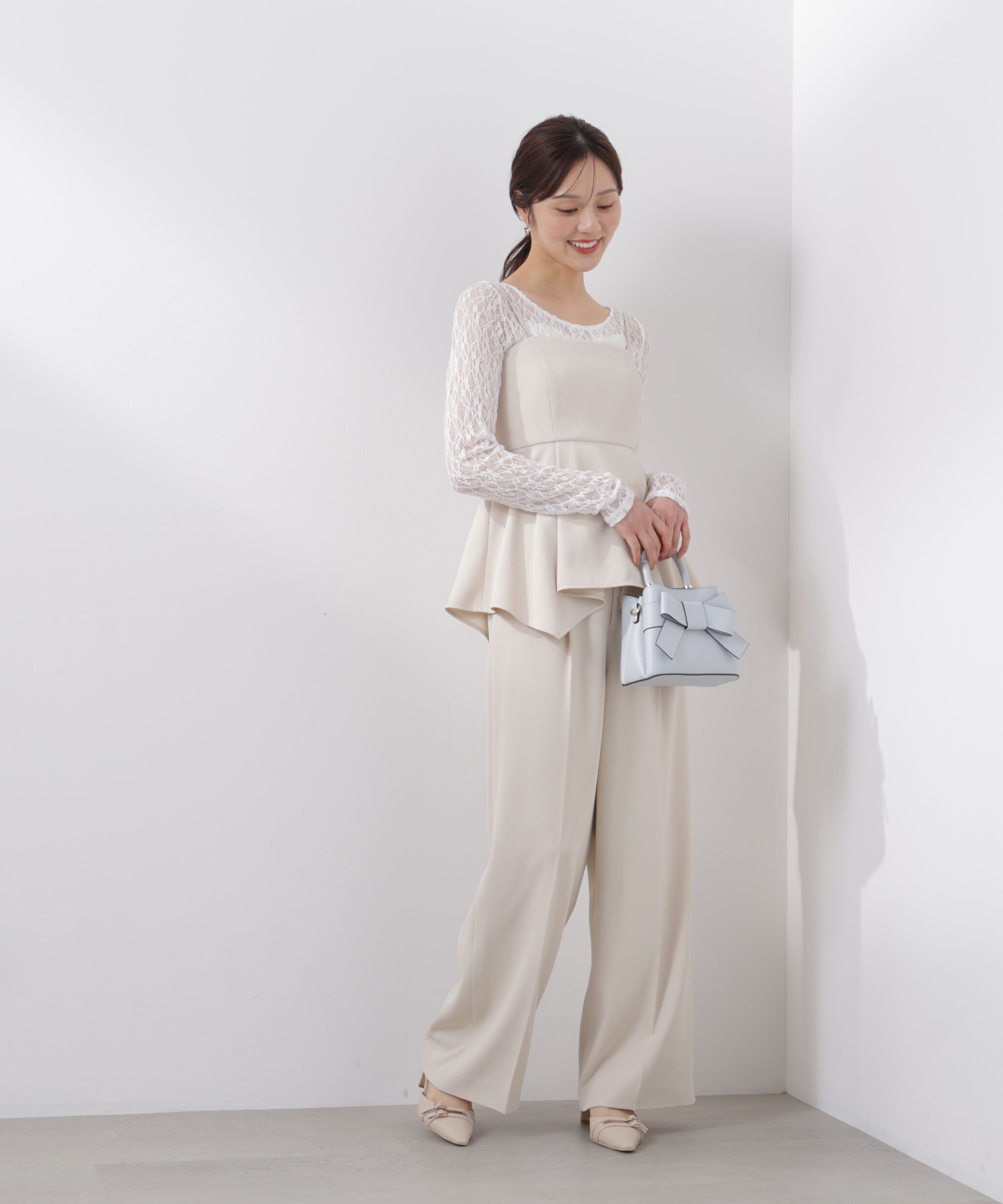 PROPORTION BODY DRESSING「ベルト付きワイドパンツ　26SS」|その他|