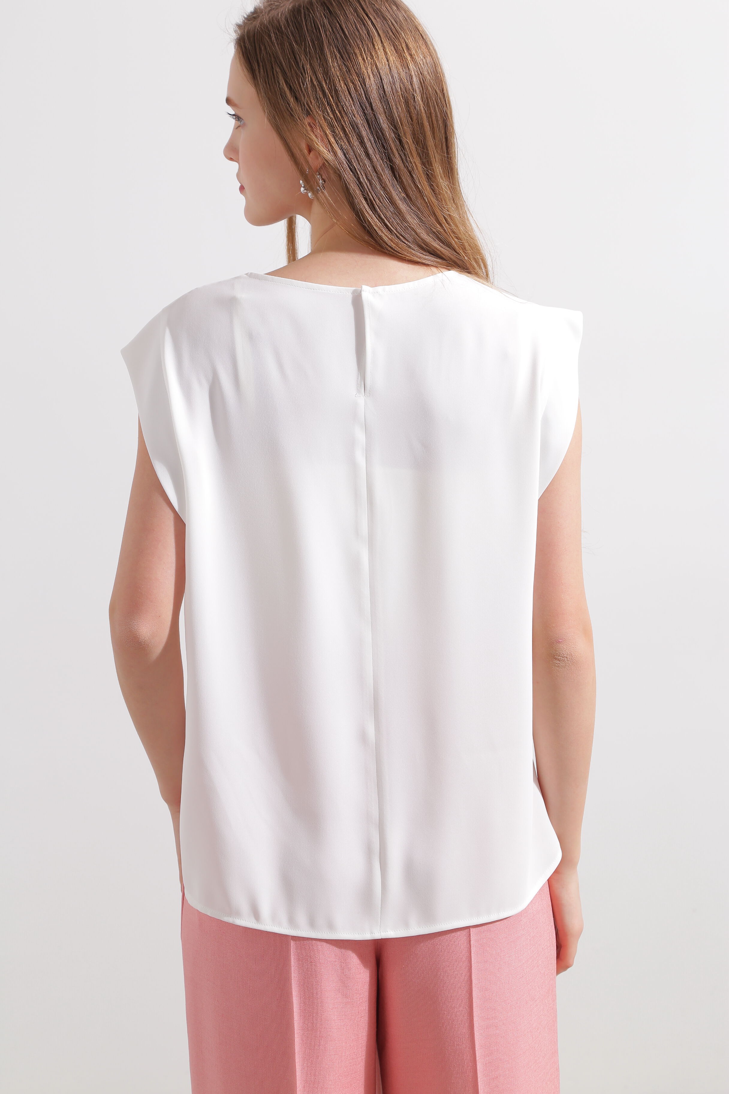  「◆カフスフレンチスリーブブラウス」|シャツ・ブラウス|