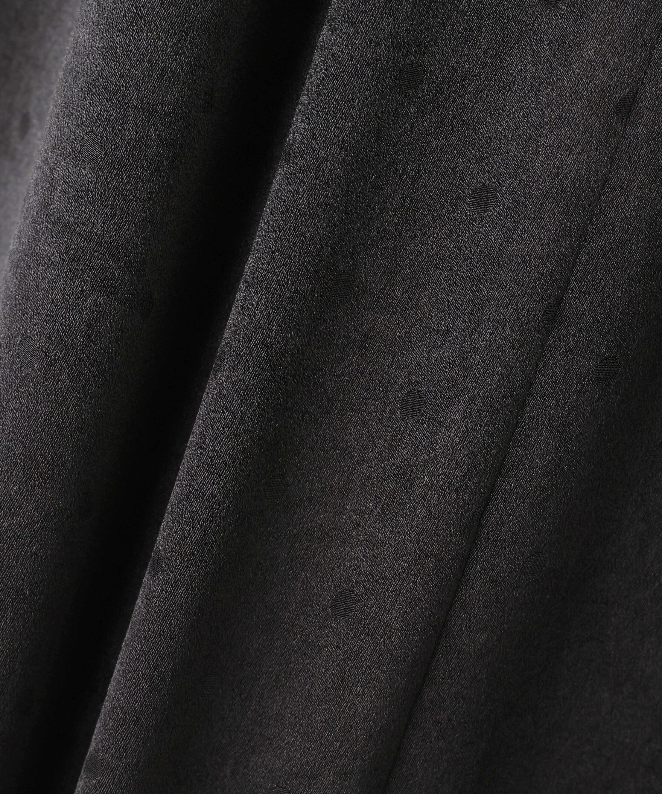  「◆ギャザーネックドットジャガードブラウス」|シャツ・ブラウス|