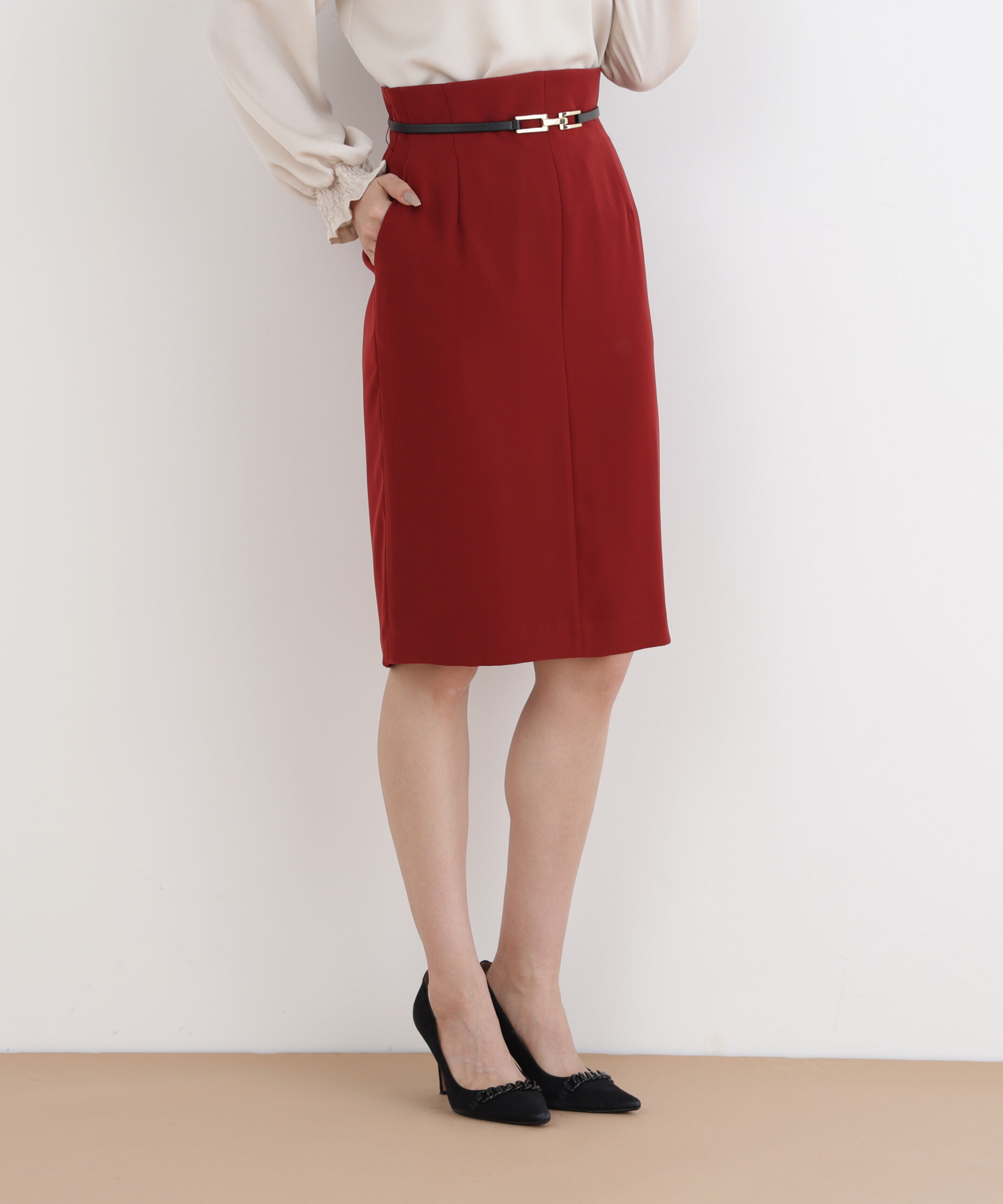  「◆２WAYベルトタイトスカート」|スカート|