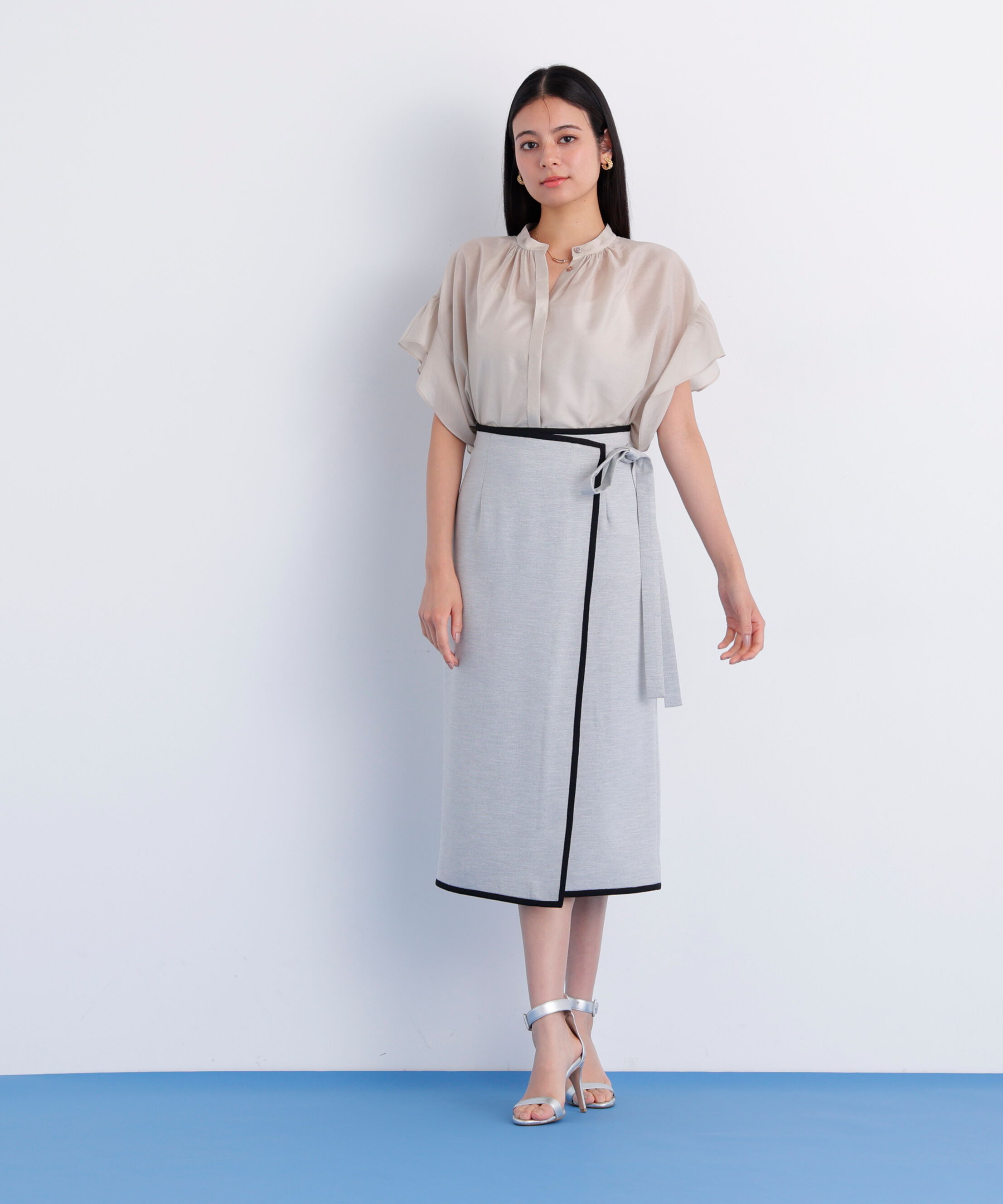  「ラッフルスリーブブラウス」|シャツ・ブラウス|