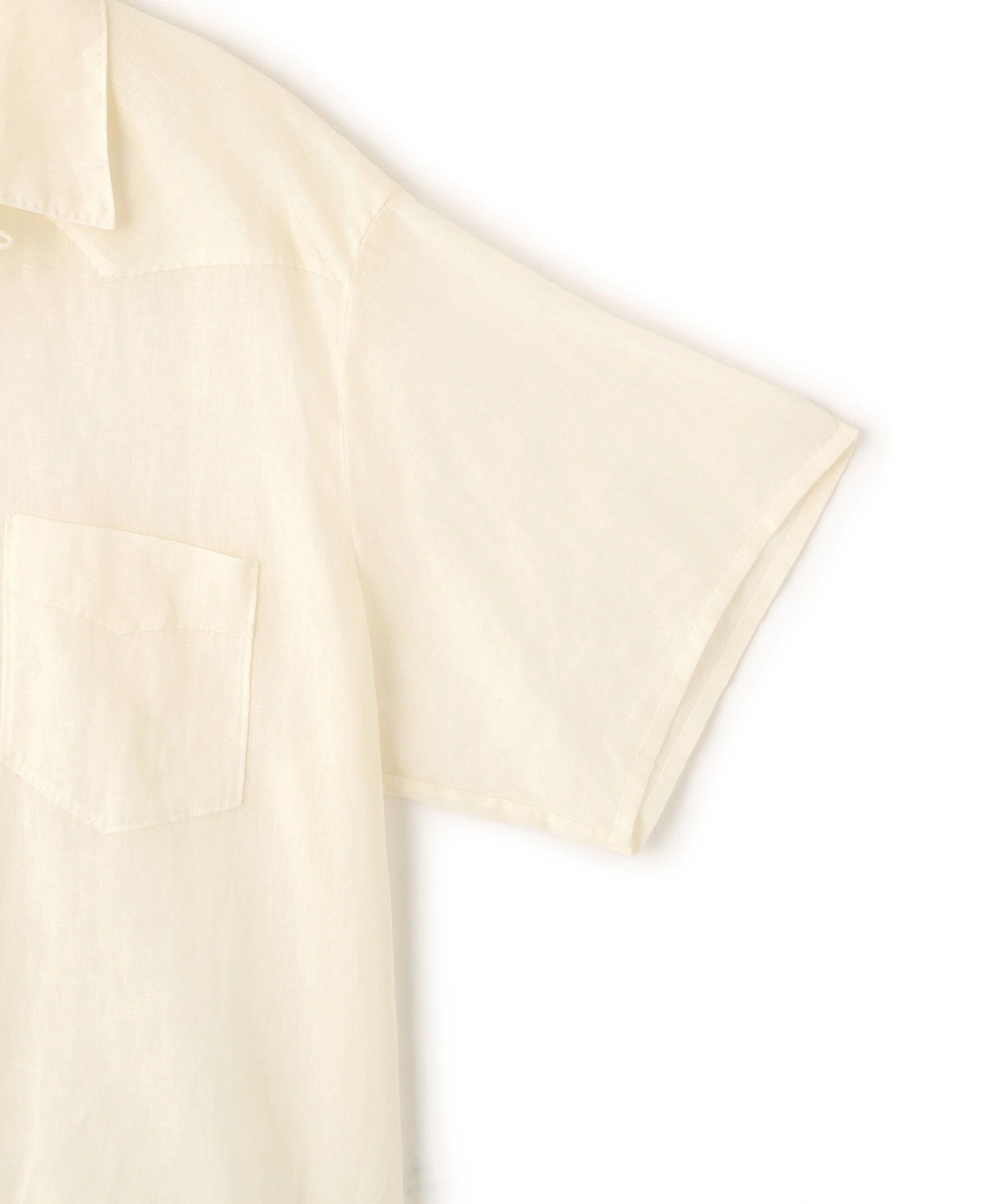 YLEVE 「YLEVE / COTTON RAMIE VOILE HAND STITCH SHIRT」|シャツ・ブラウス|